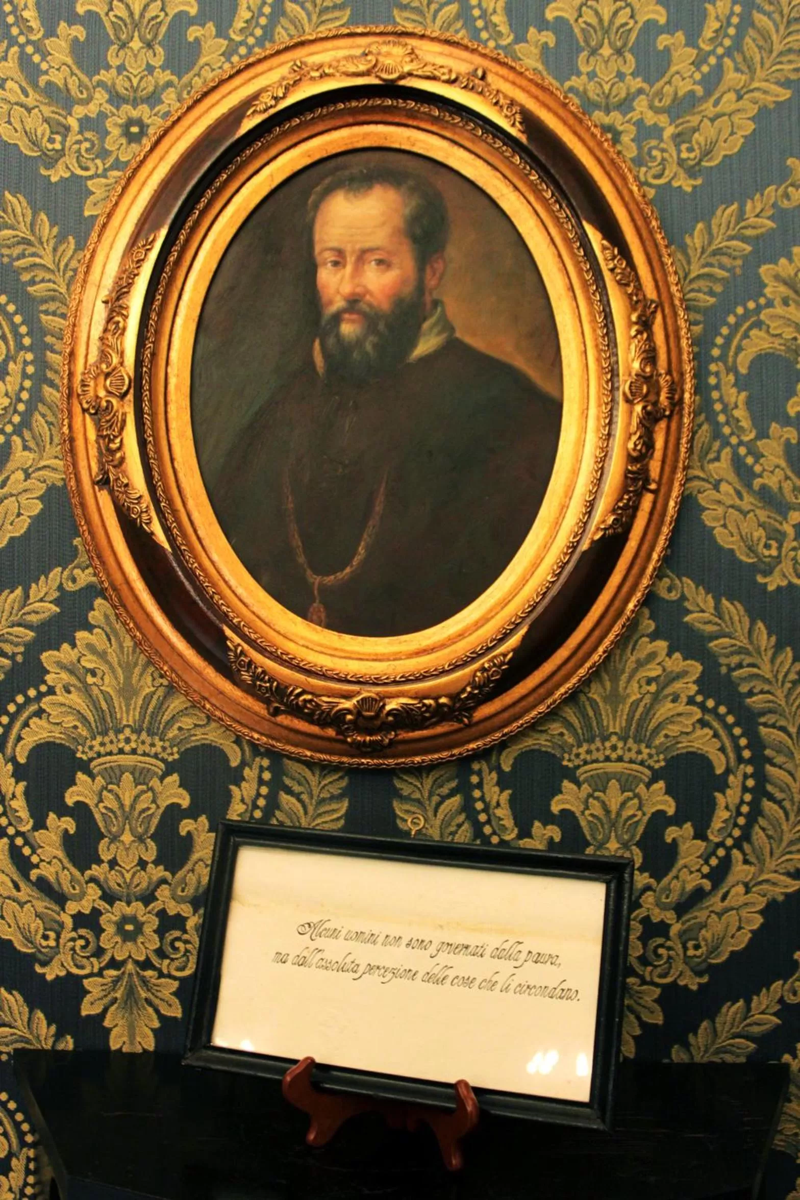 Decorative detail in Palazzo Antica Via Appia