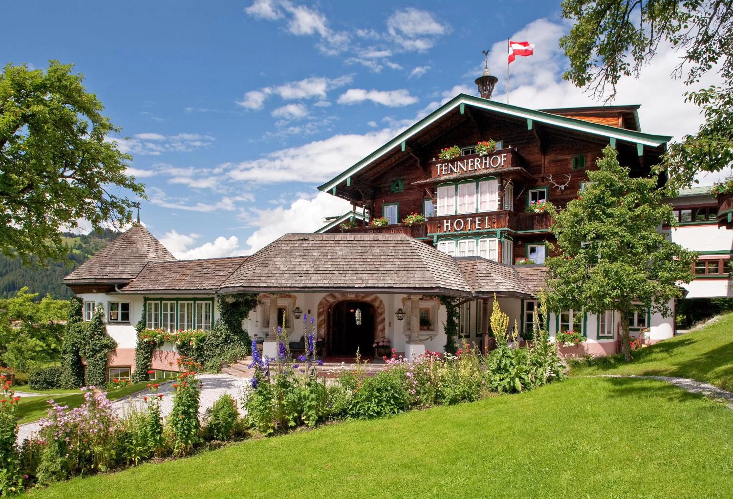 Property building in Relais & Châteaux Hotel Tennerhof