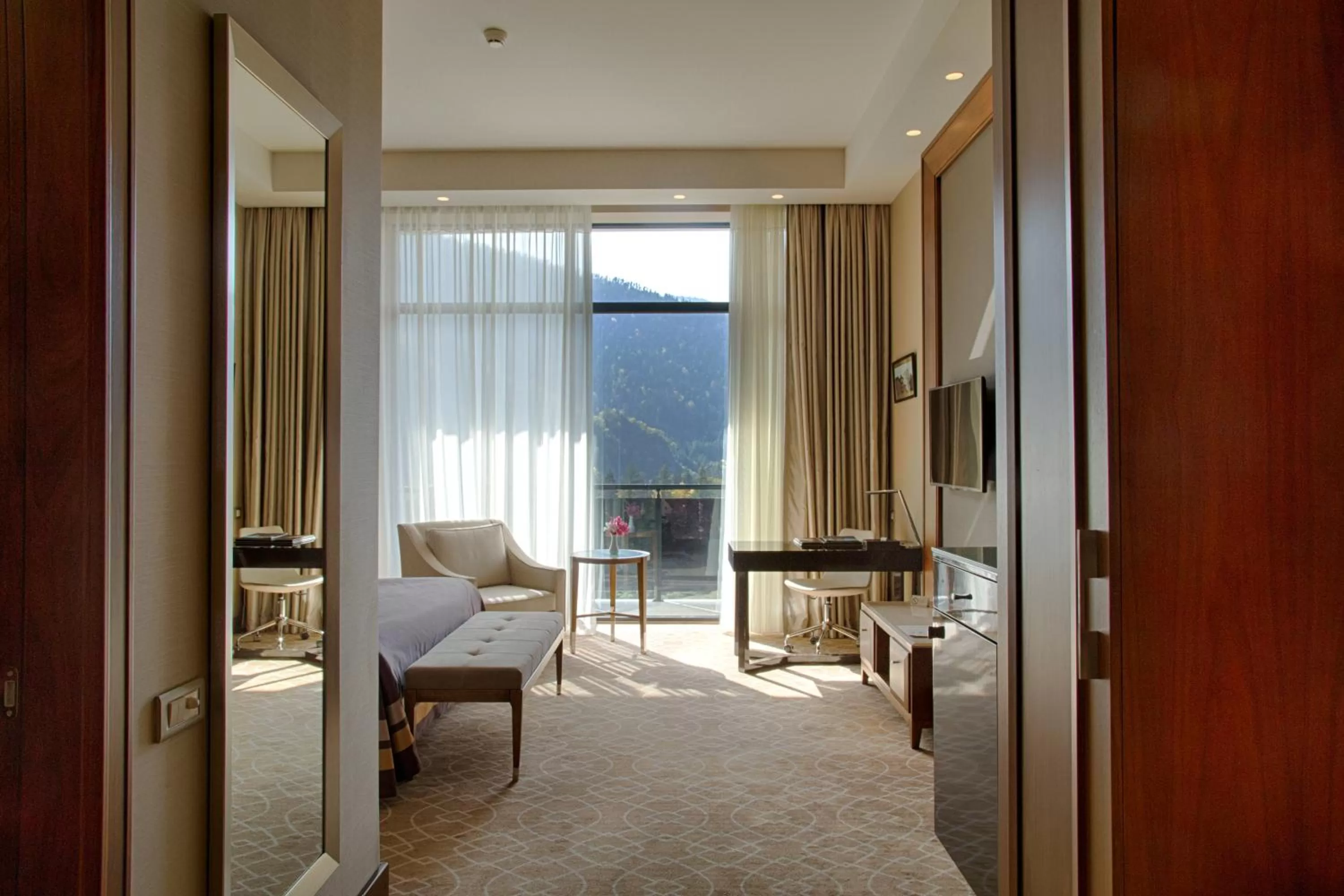 Bedroom in Borjomi Likani Health & Spa Centre