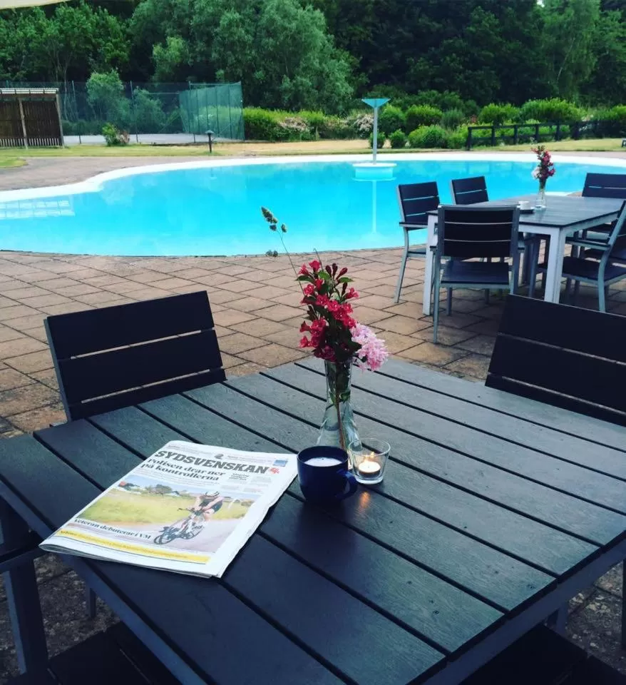 Swimming pool in Sturup Airport Hotel