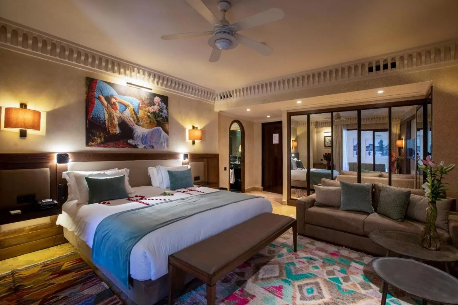 Photo of the whole room, Bed in Les Jardins De La Koutoubia