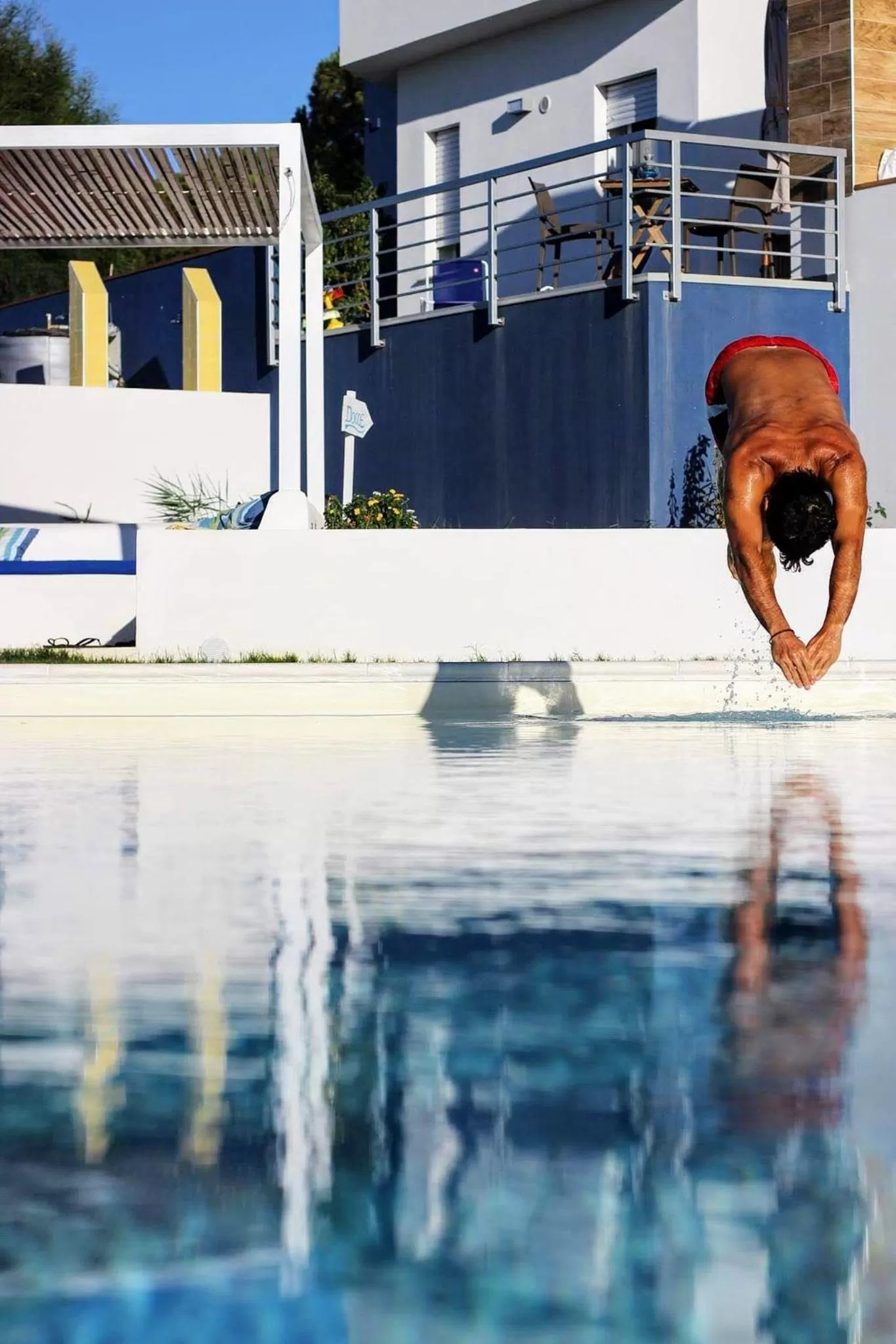 Swimming pool in Casa Azul
