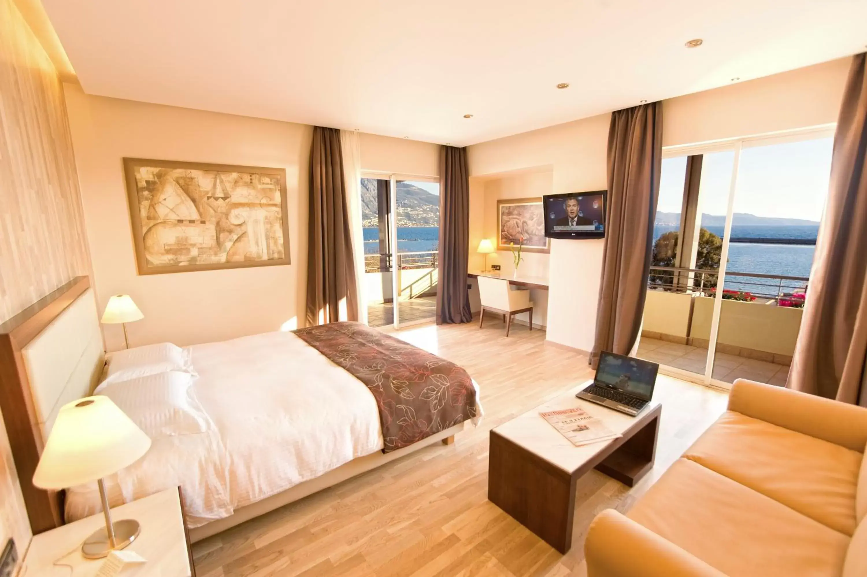 Junior Suite Sea View - single occupancy in Pharae Palace Junior Suite Sea View - single occupancy in Pharae Palace