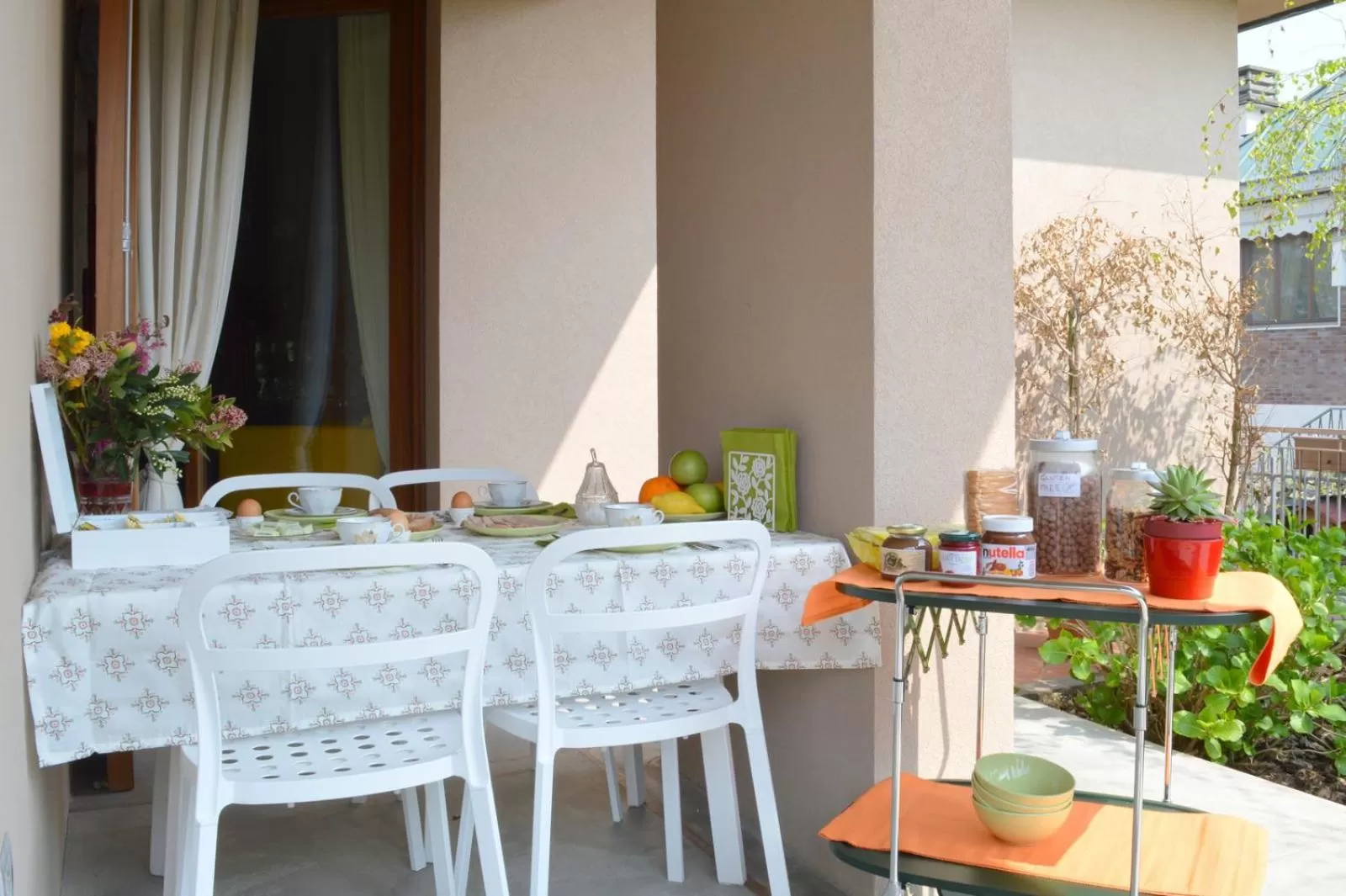 Patio, Restaurant/Places to Eat in B&B La Casa di Angela