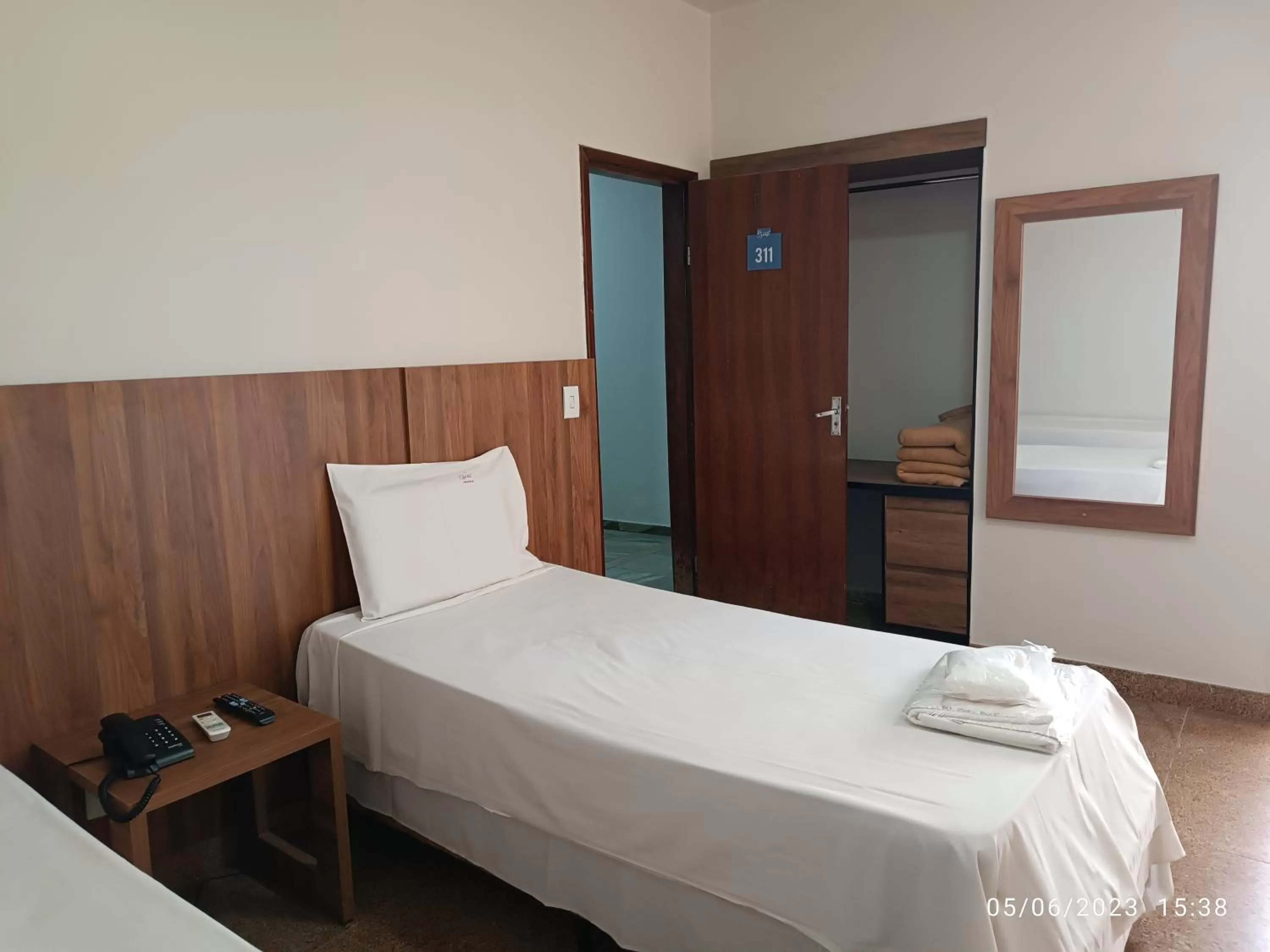 Bed in Hotel Oscar Blue Montes Claros