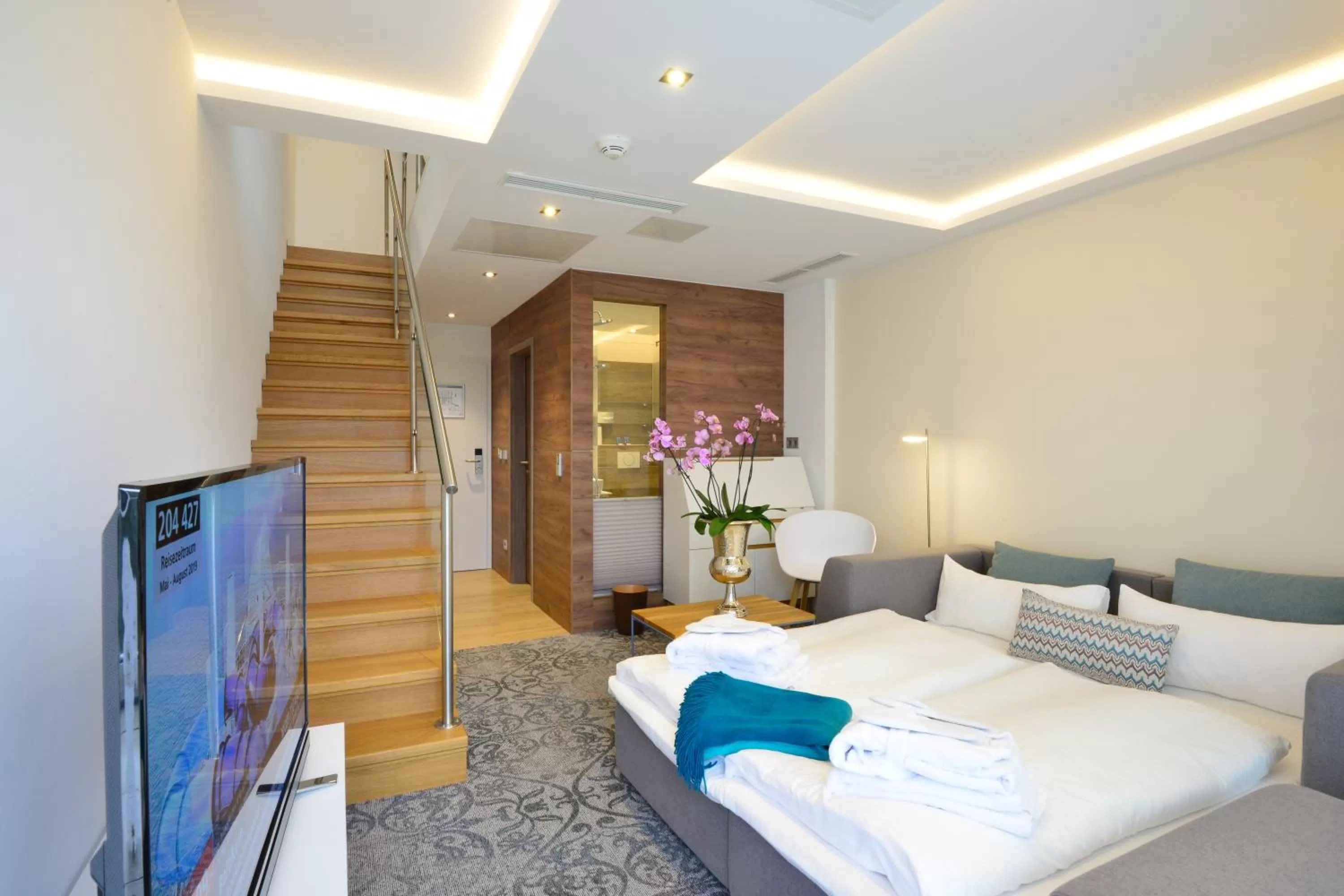 Bed in Parkhotel Residenz