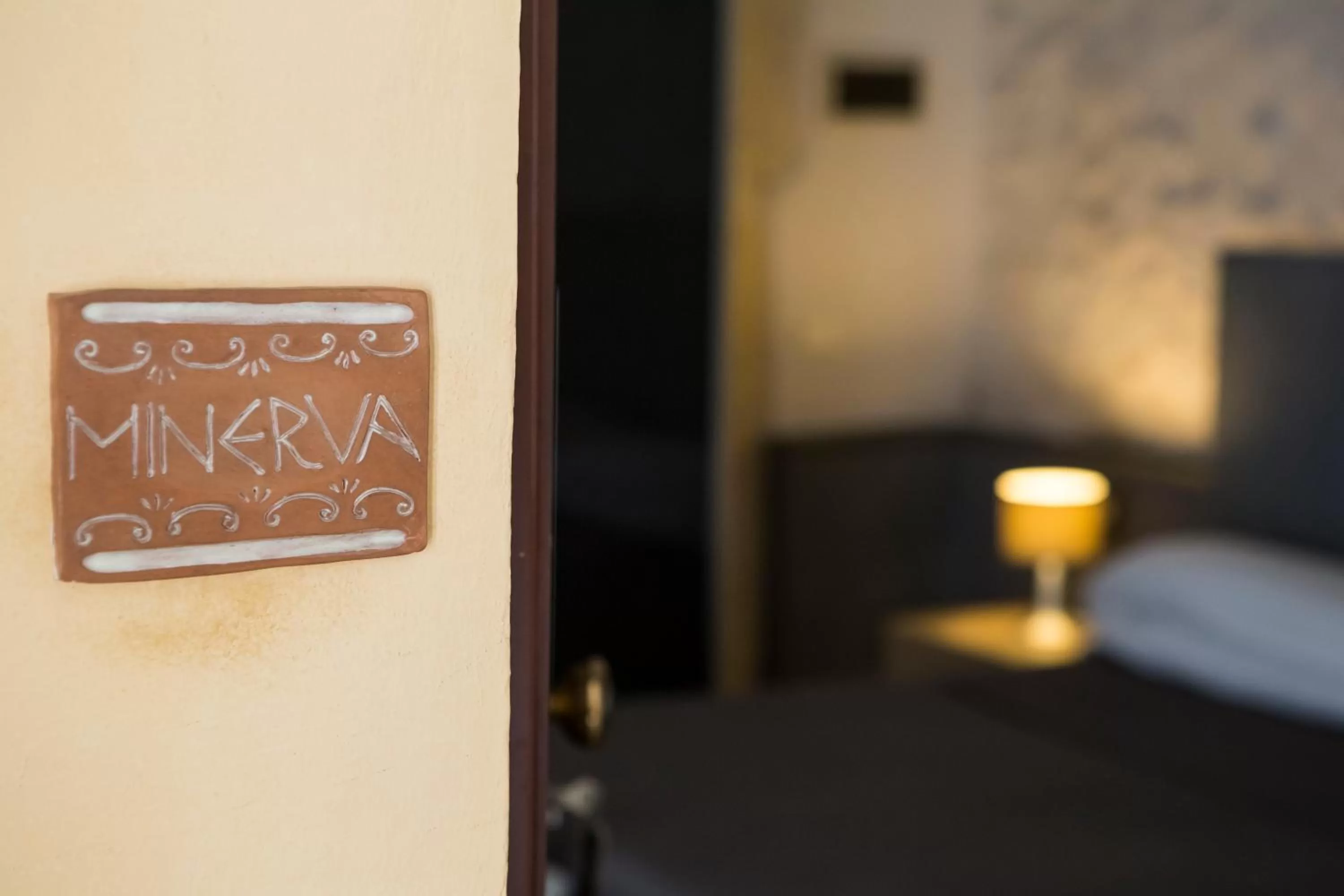 Decorative detail, Bed in Lakkios charming suites and rooms