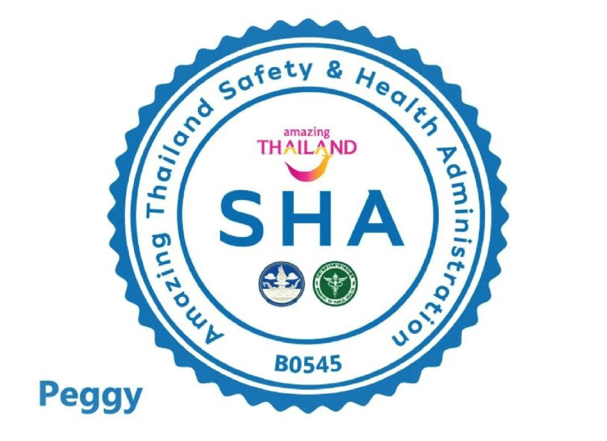 Logo/Certificate/Sign in Peggy's Cove Resort