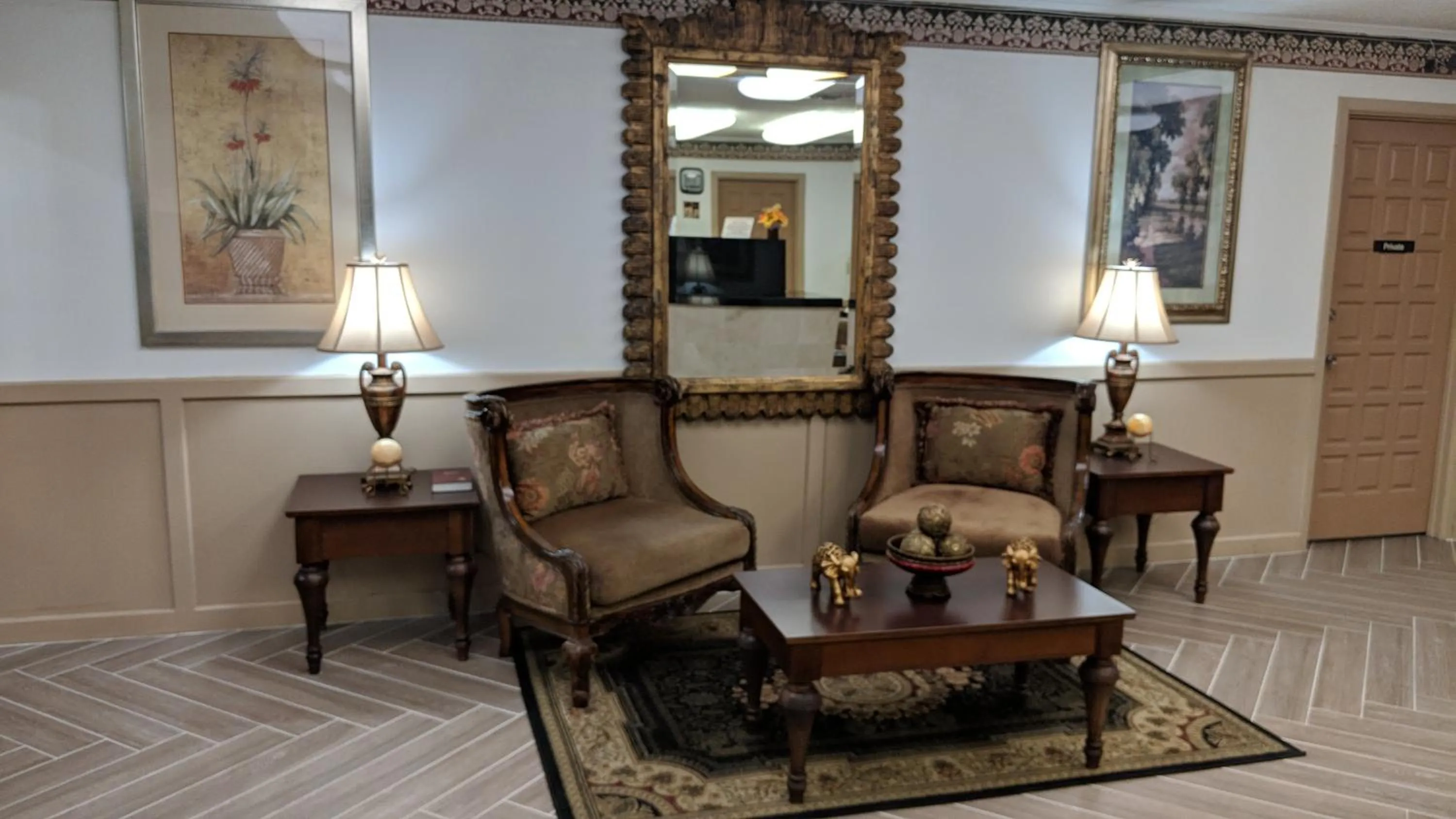 Lobby or reception in TexInn Motel New Boston