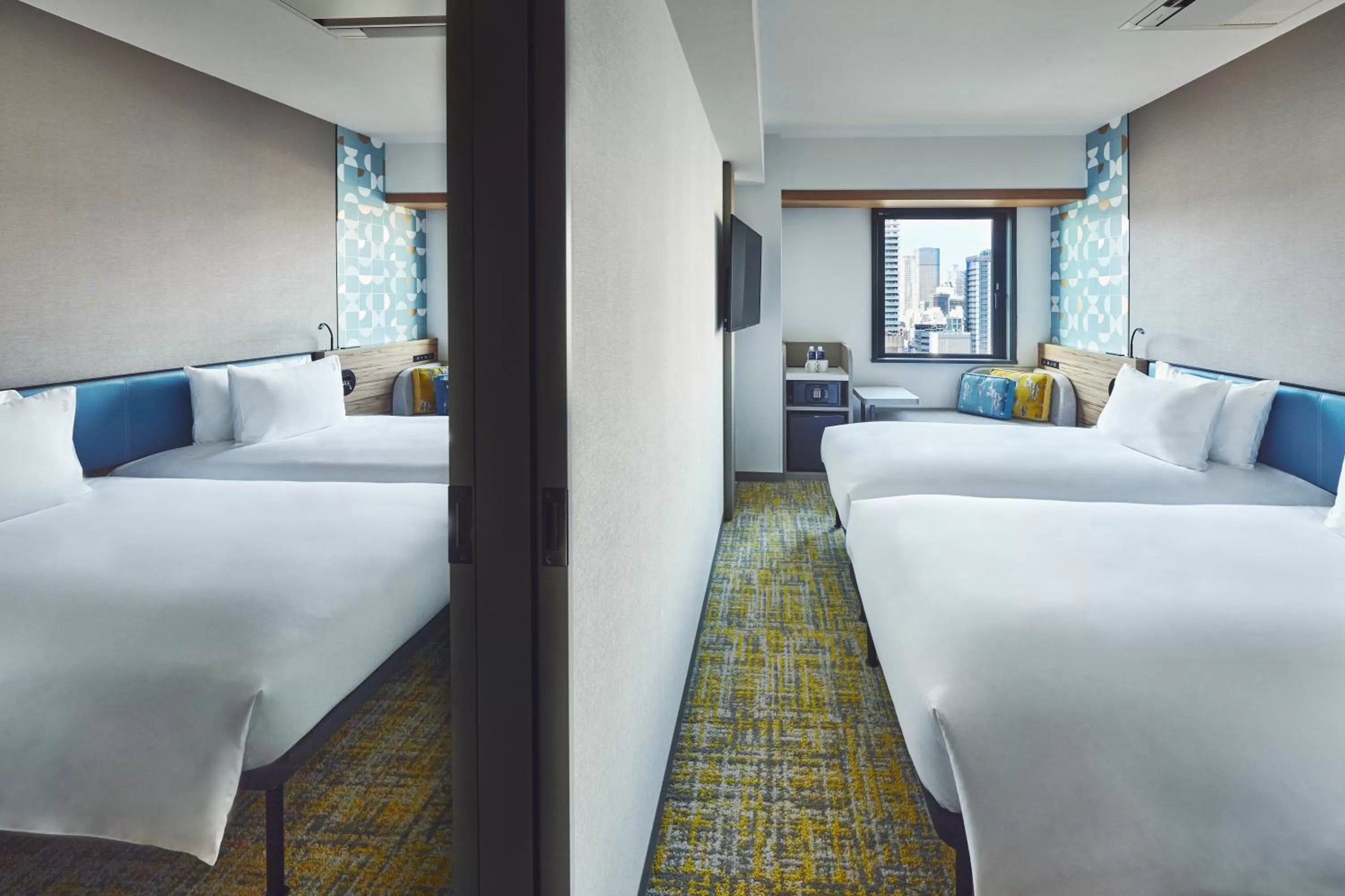 Bed in Holiday Inn Express Osaka City Centre- Midosuji by IHG