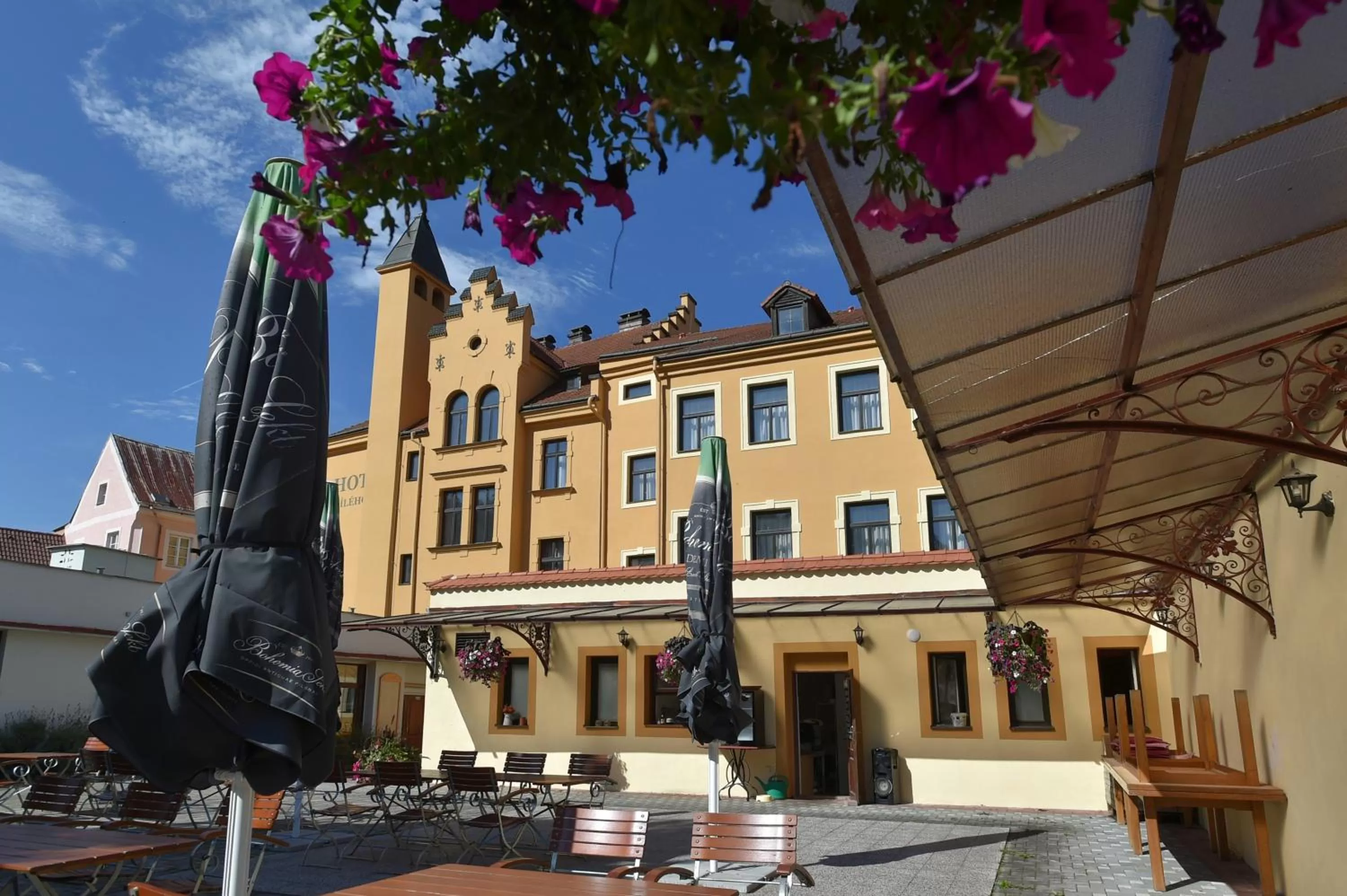 Balcony/Terrace, Property Building in Hotel U Bílého koně