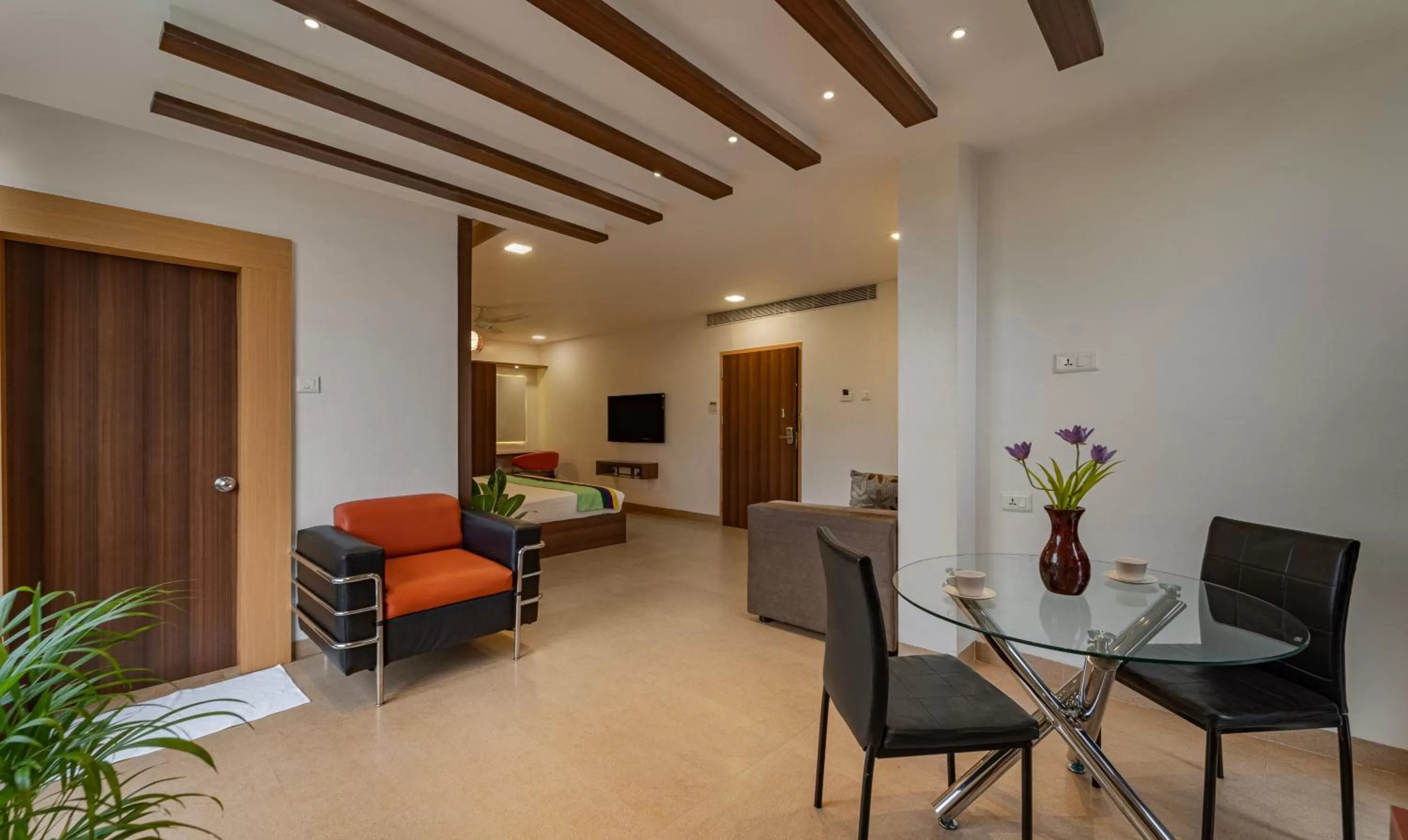 Living room in Treebo Golden Swan Tambaram