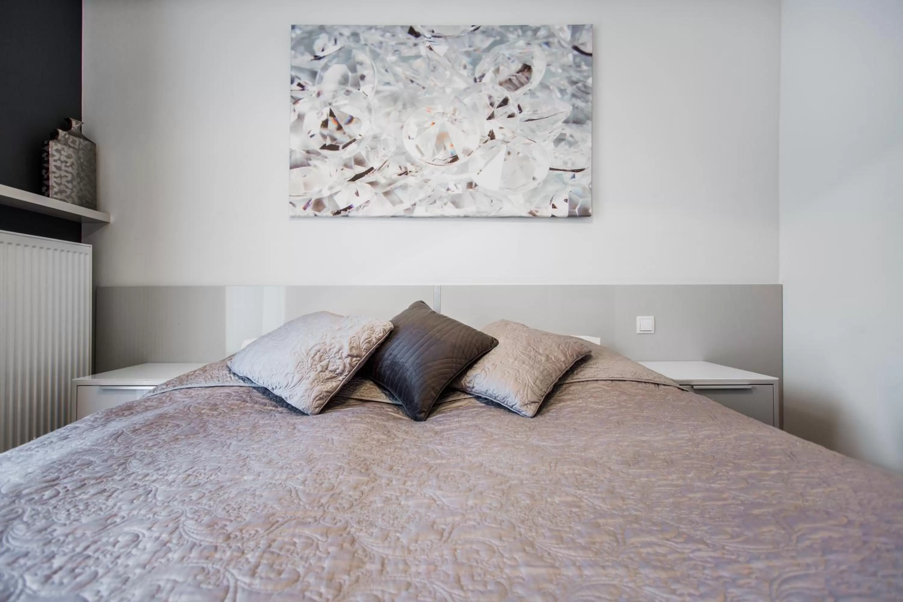 Bedroom, Bed in 4Seasons﻿ Apartments Cracow