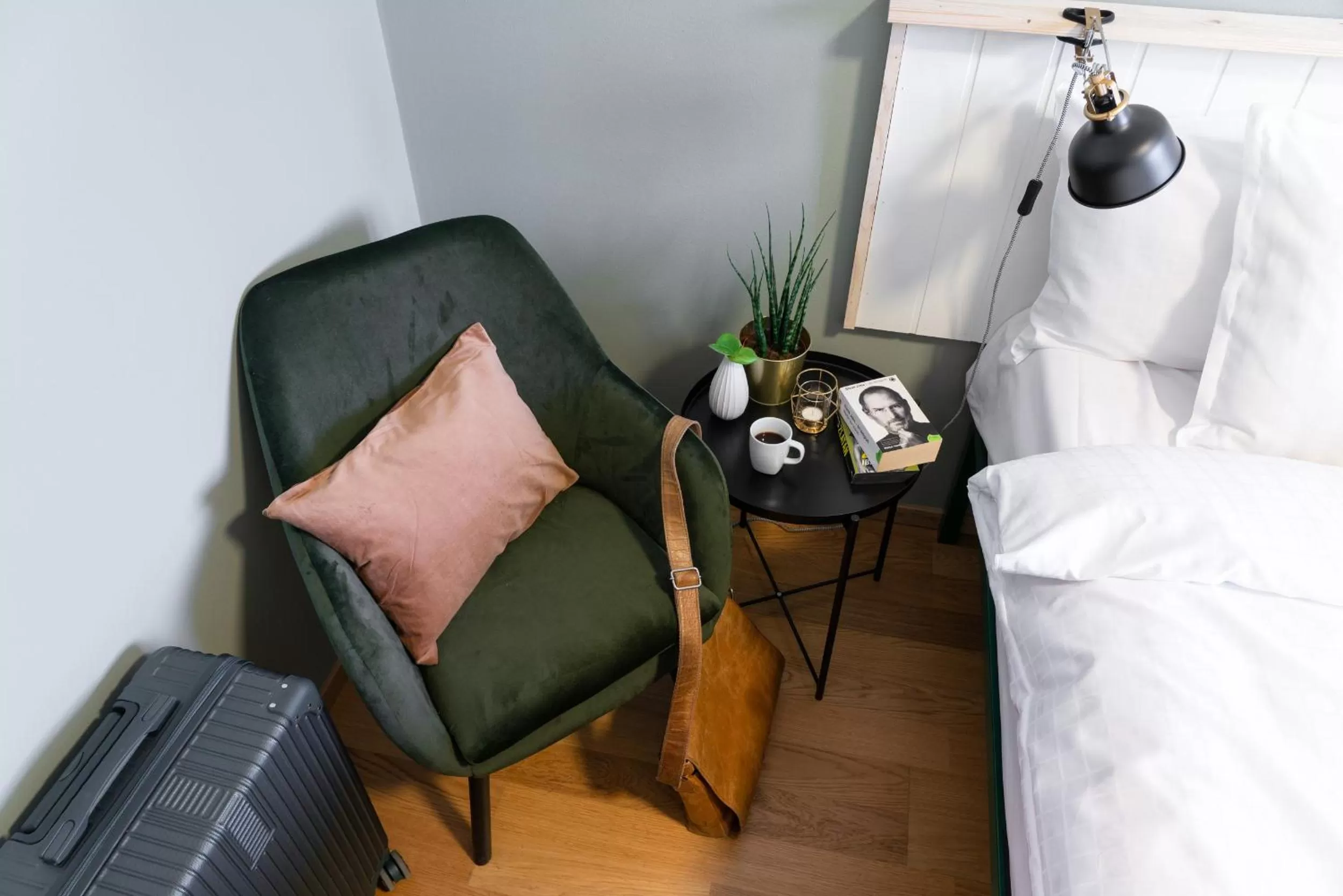 Seating area, Bed in Botanika Uppsala