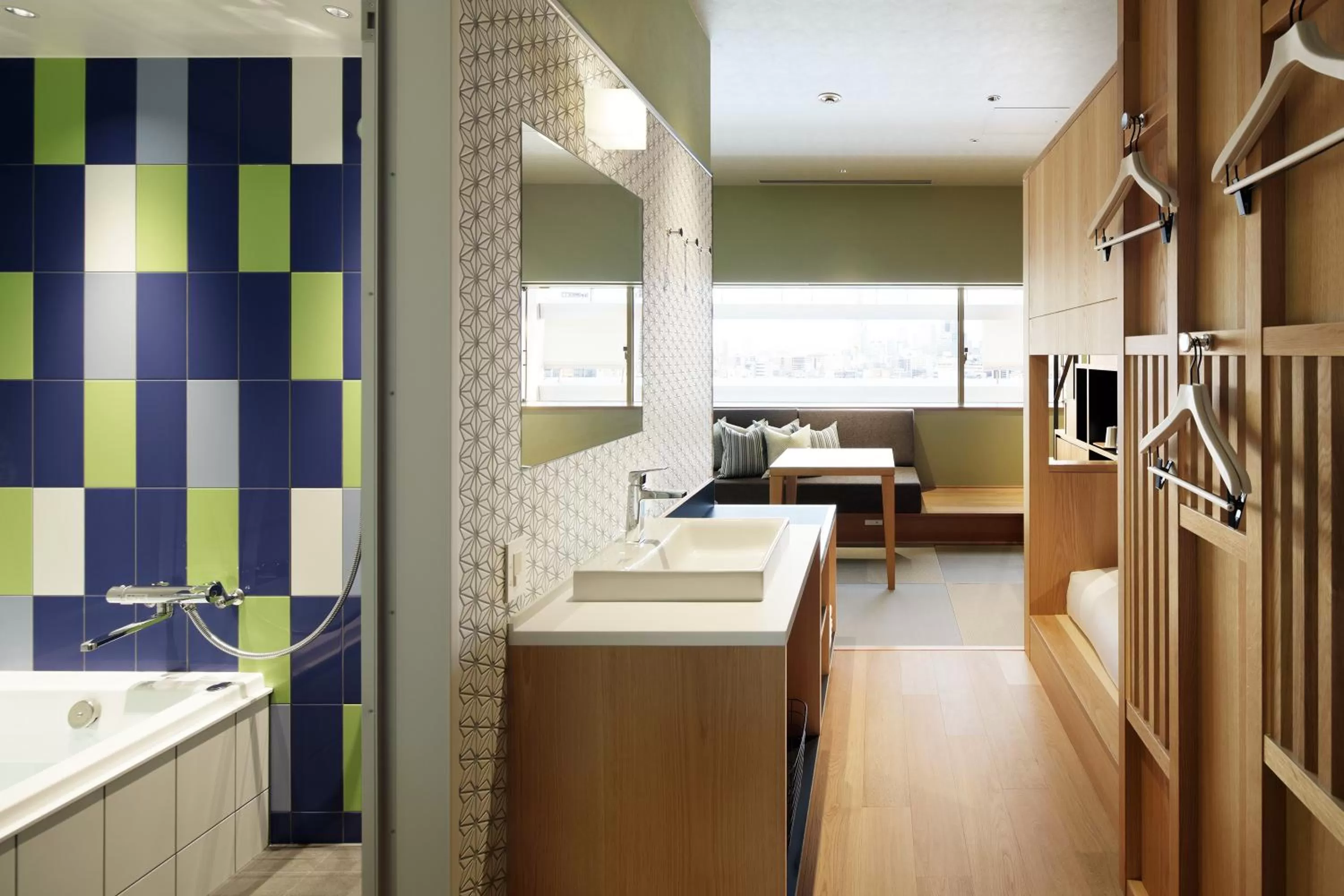 Photo of the whole room in OMO7 Osaka by Hoshino Resorts