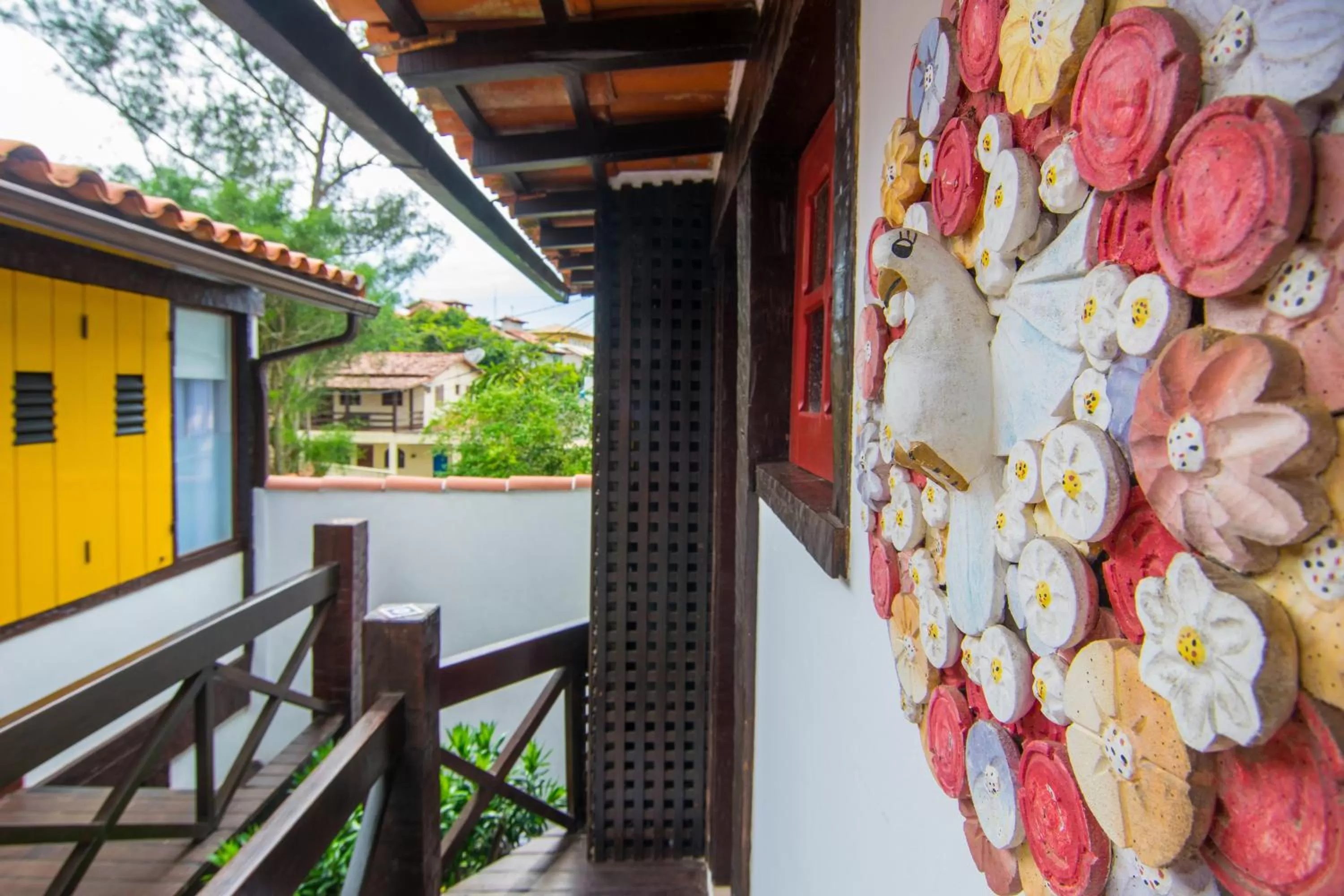 Decorative detail in Chez Pitu Praia Hotel