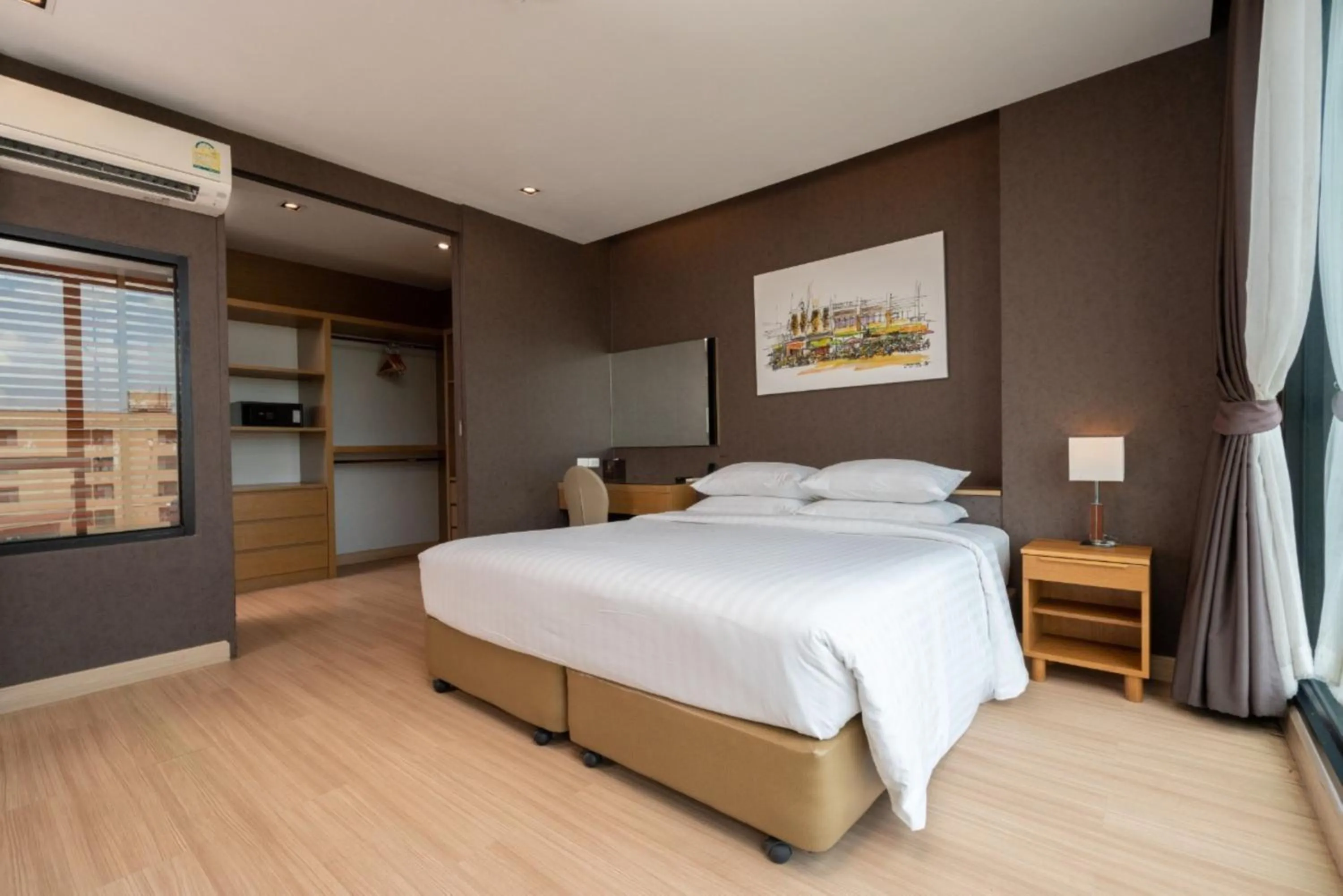 Bed in Sanae' Hotel Nimman