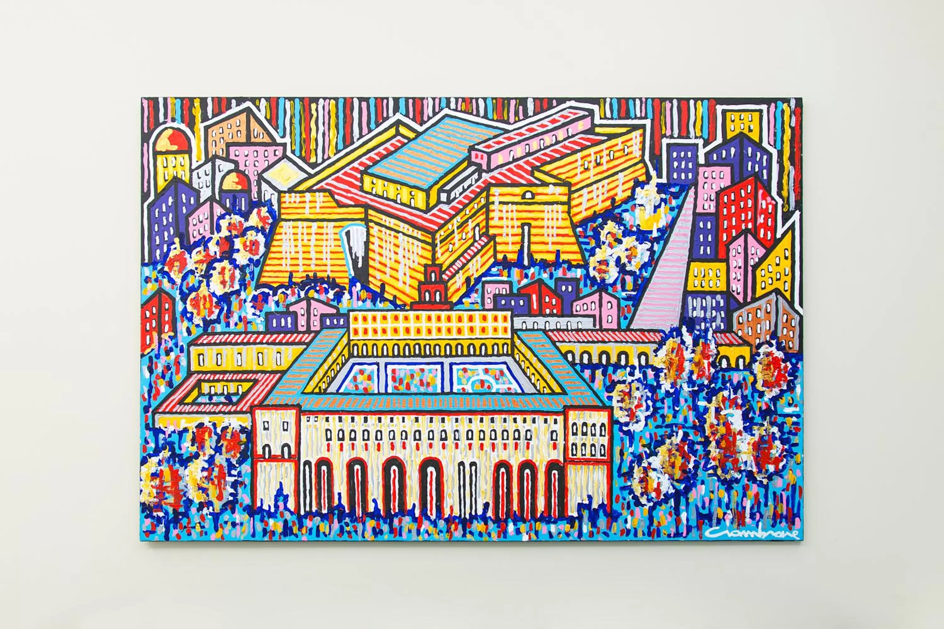 Decorative detail in The Five Rooms Napoli