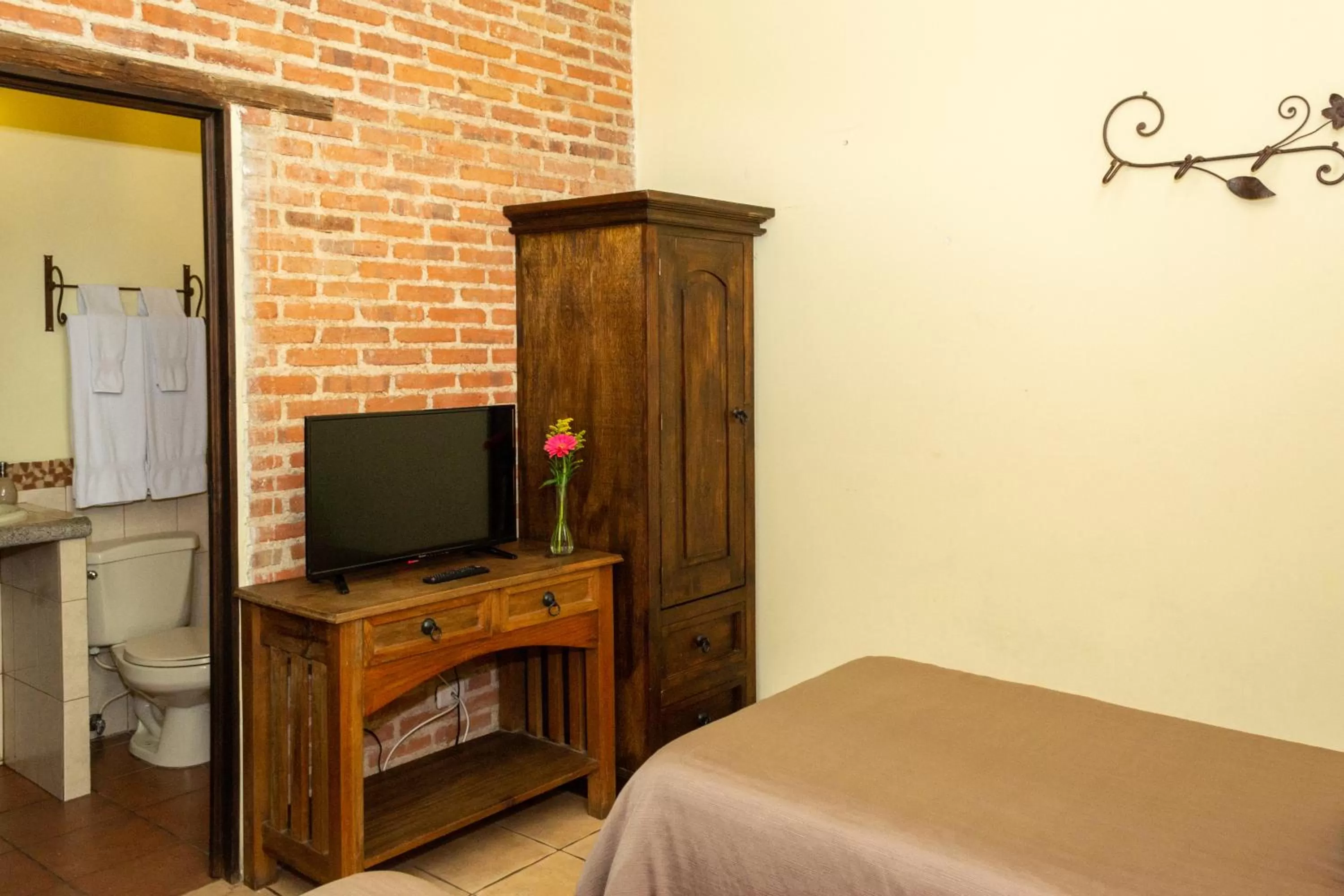 Decorative detail, Bed in Hotel Las Marias