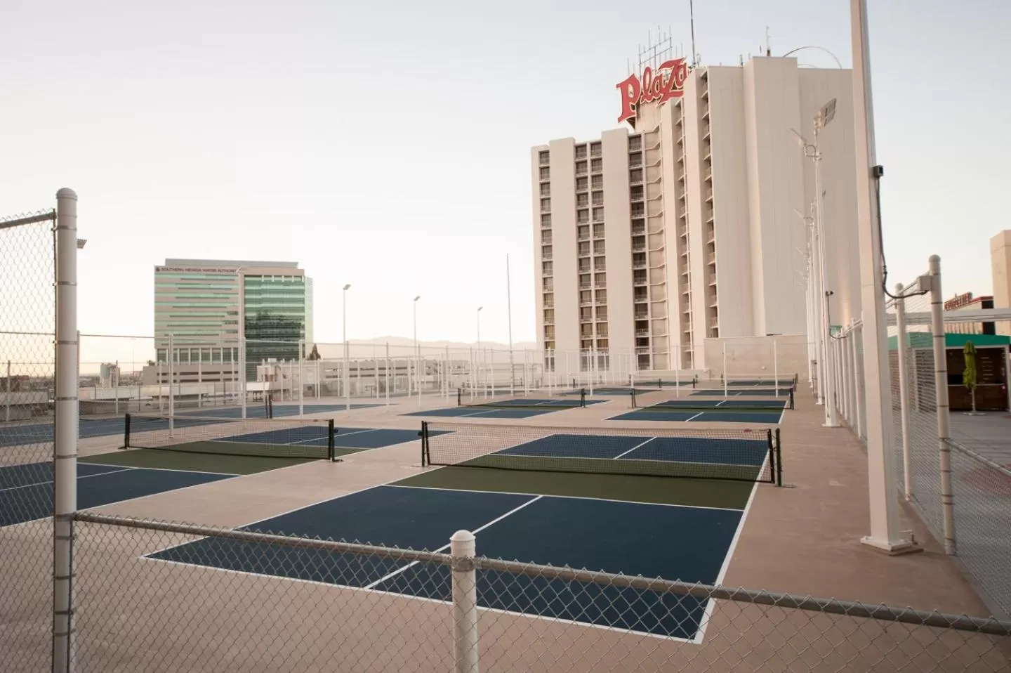Tennis court in Plaza Hotel & Casino