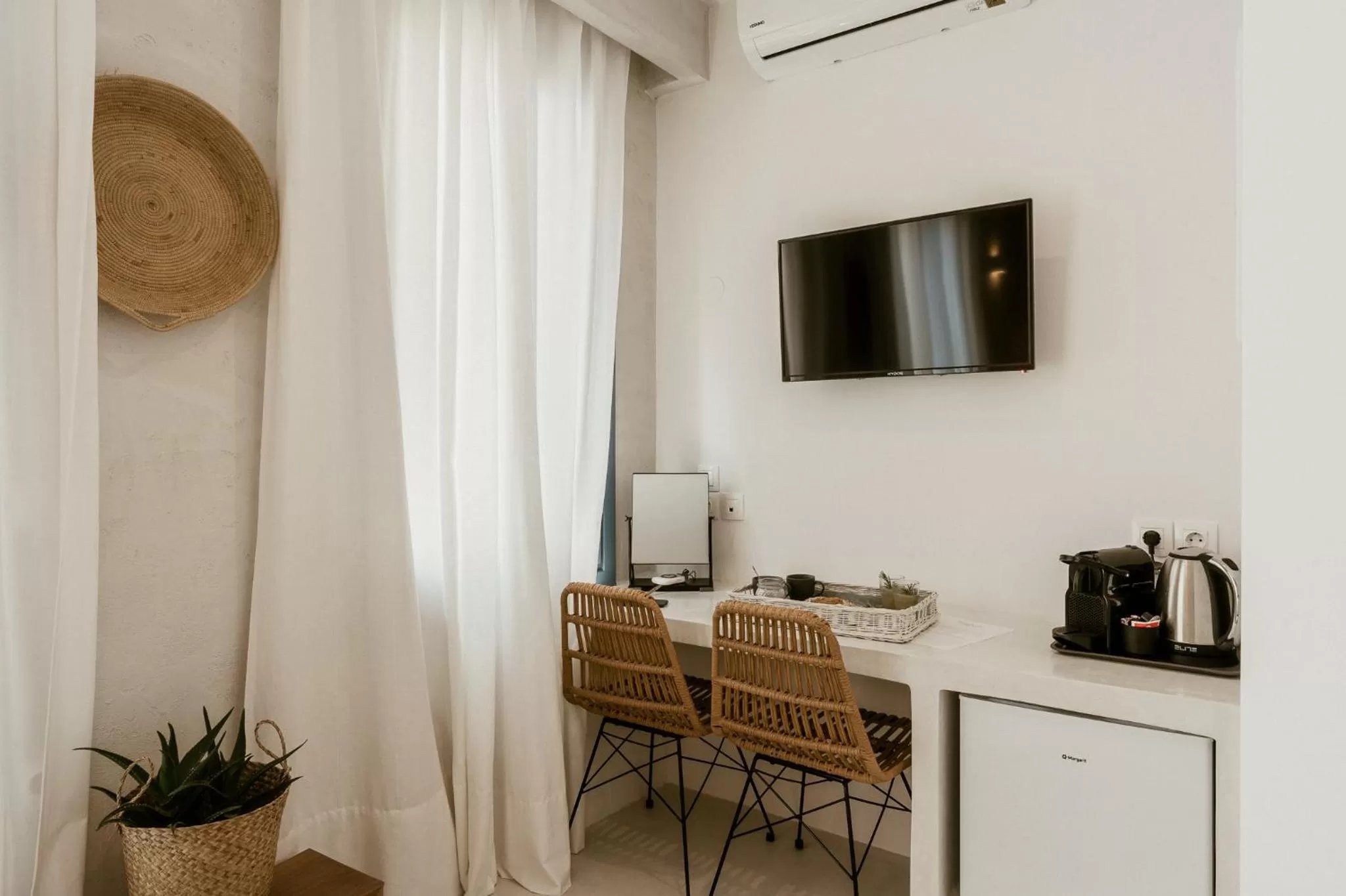 Seating area in BOĒM Boutique Hotel Lefkada