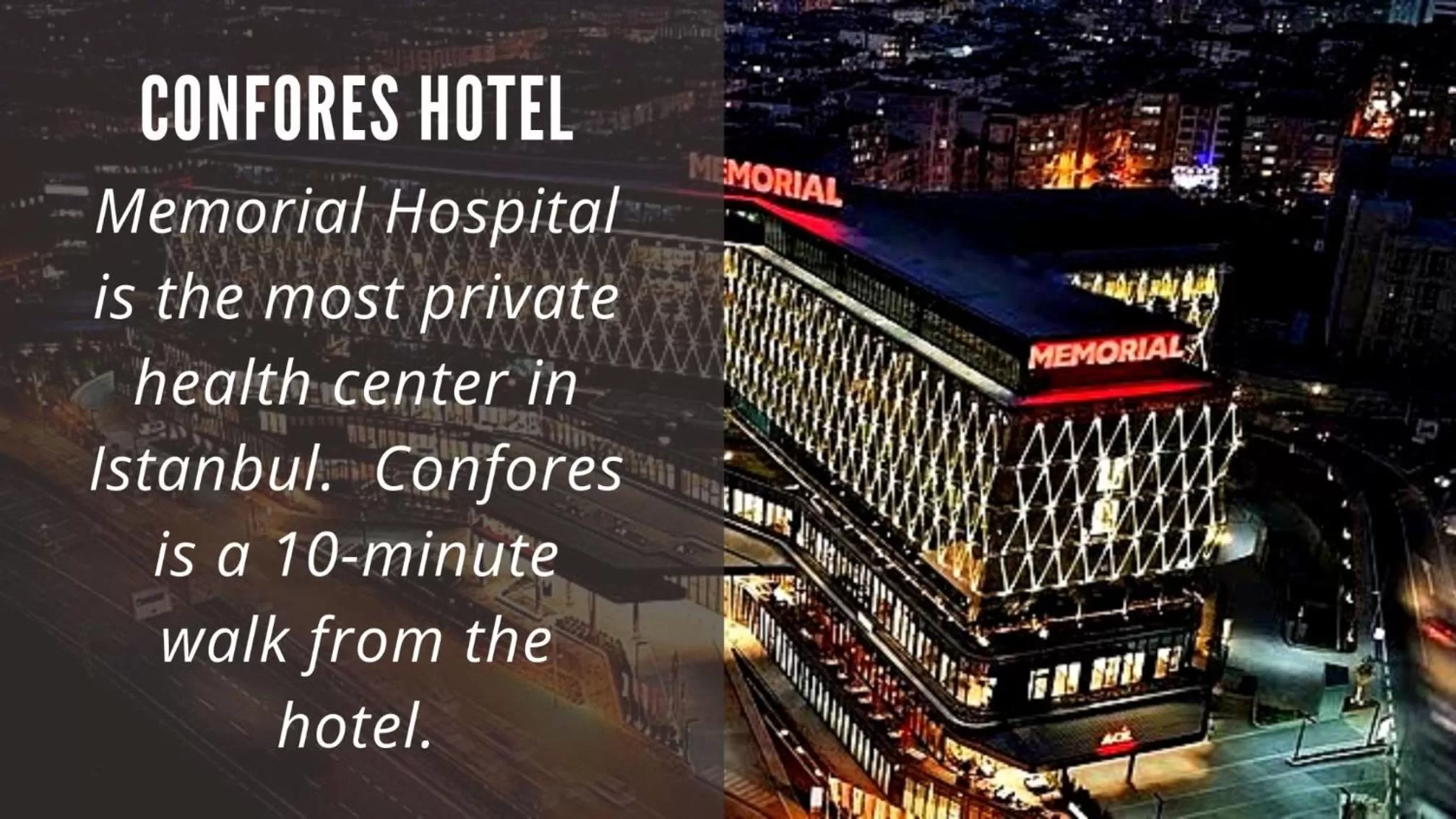 Off site in Confores Hotel