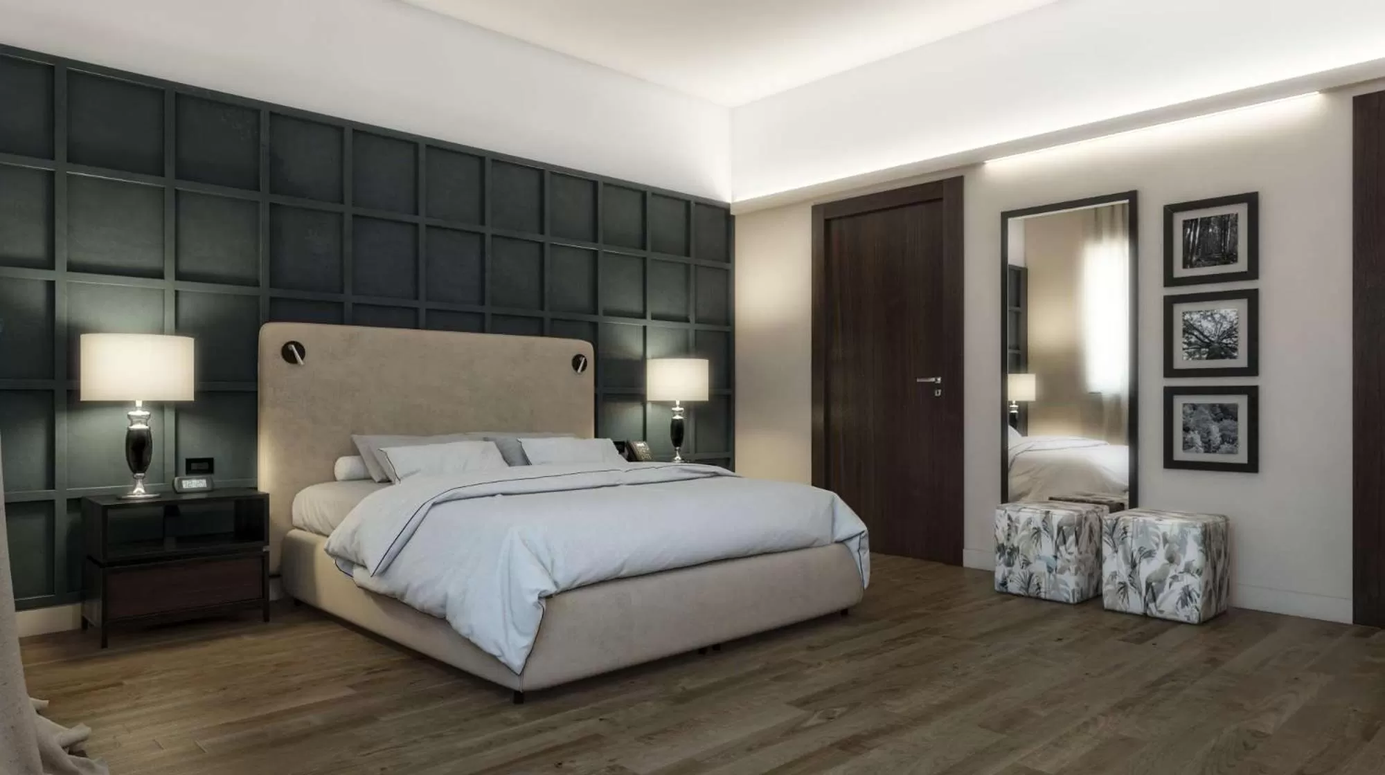 Bed in DoubleTree by Hilton Brescia