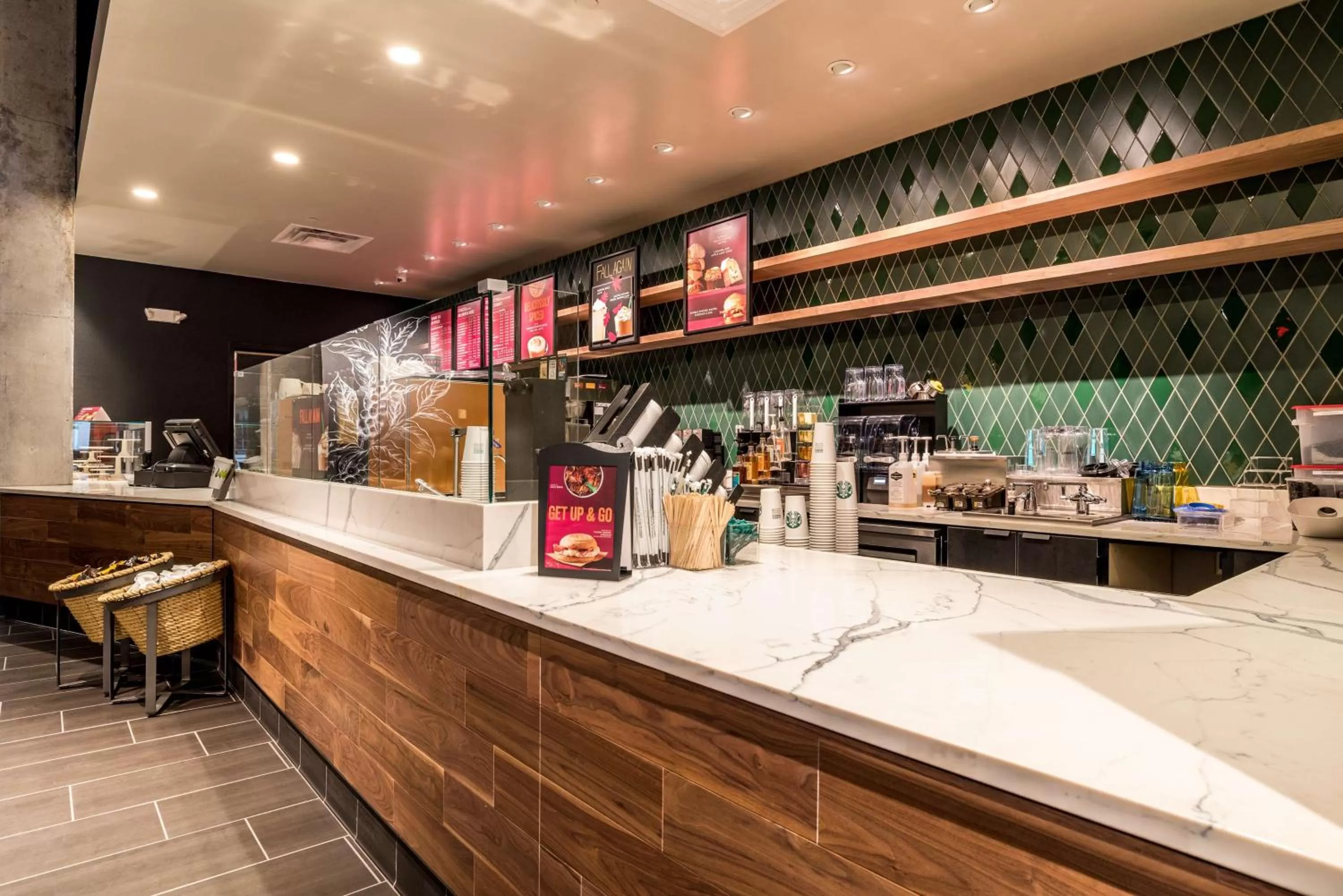 Restaurant/places to eat in Hilton Fort Wayne at the Grand Wayne Convention Center