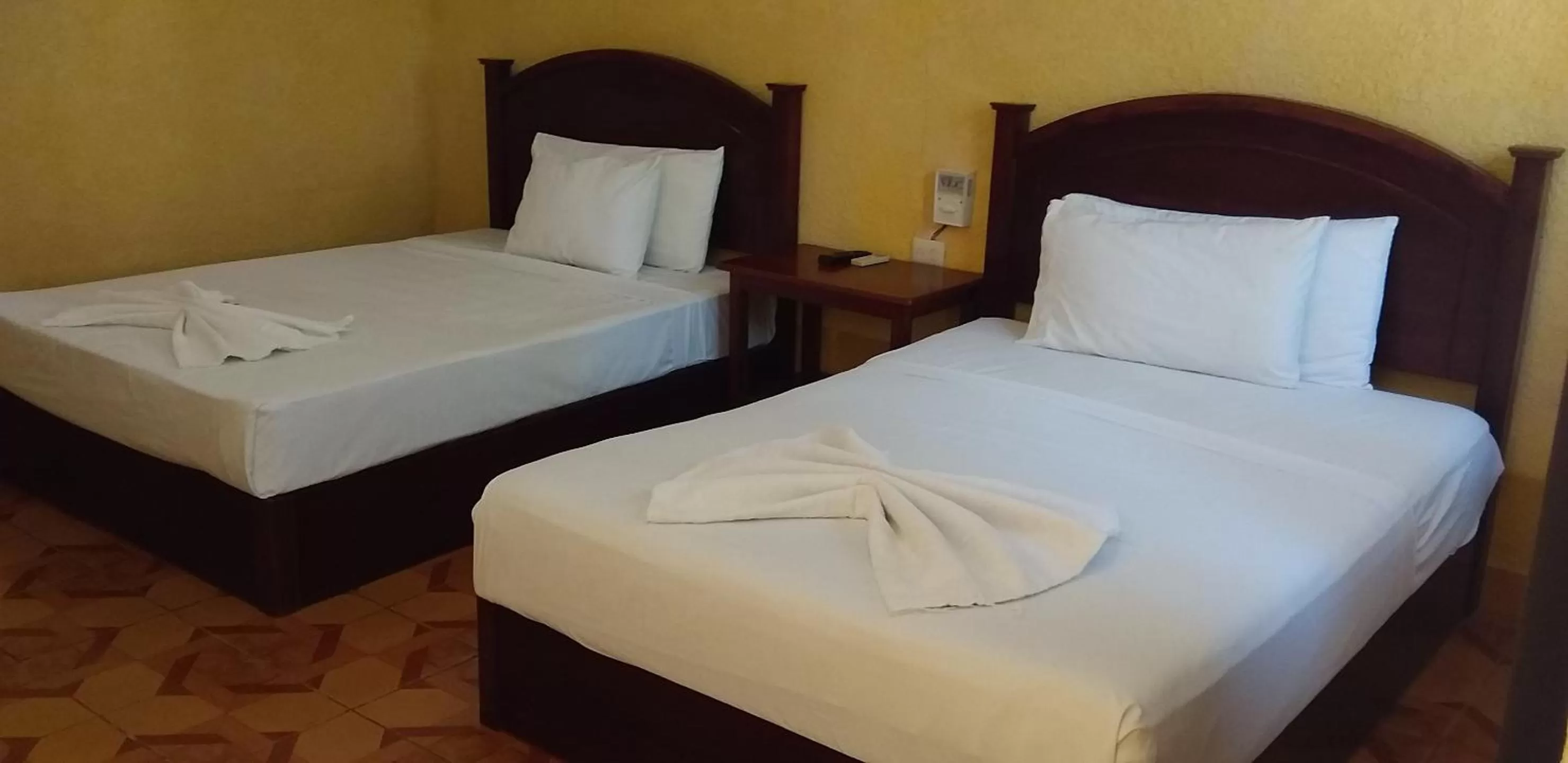 Bed in Hotel yaakunah