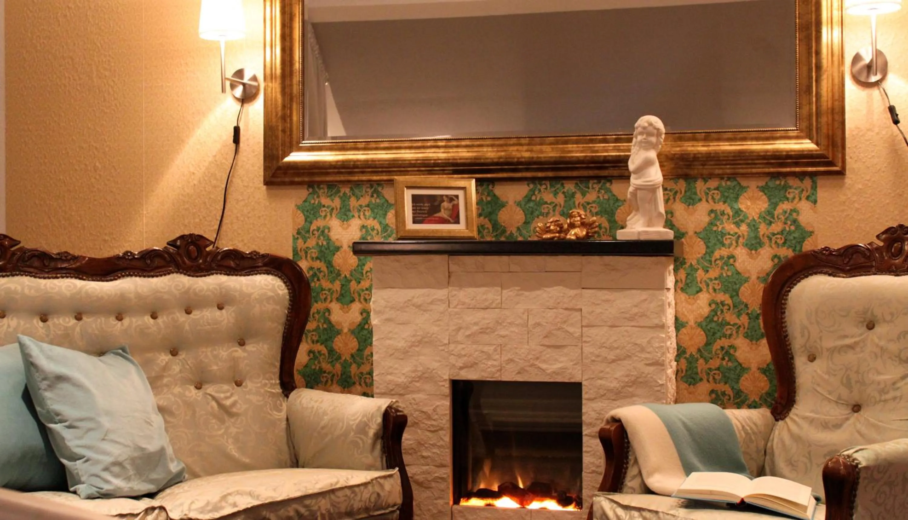 Seating area in Gästehaus Gebauer