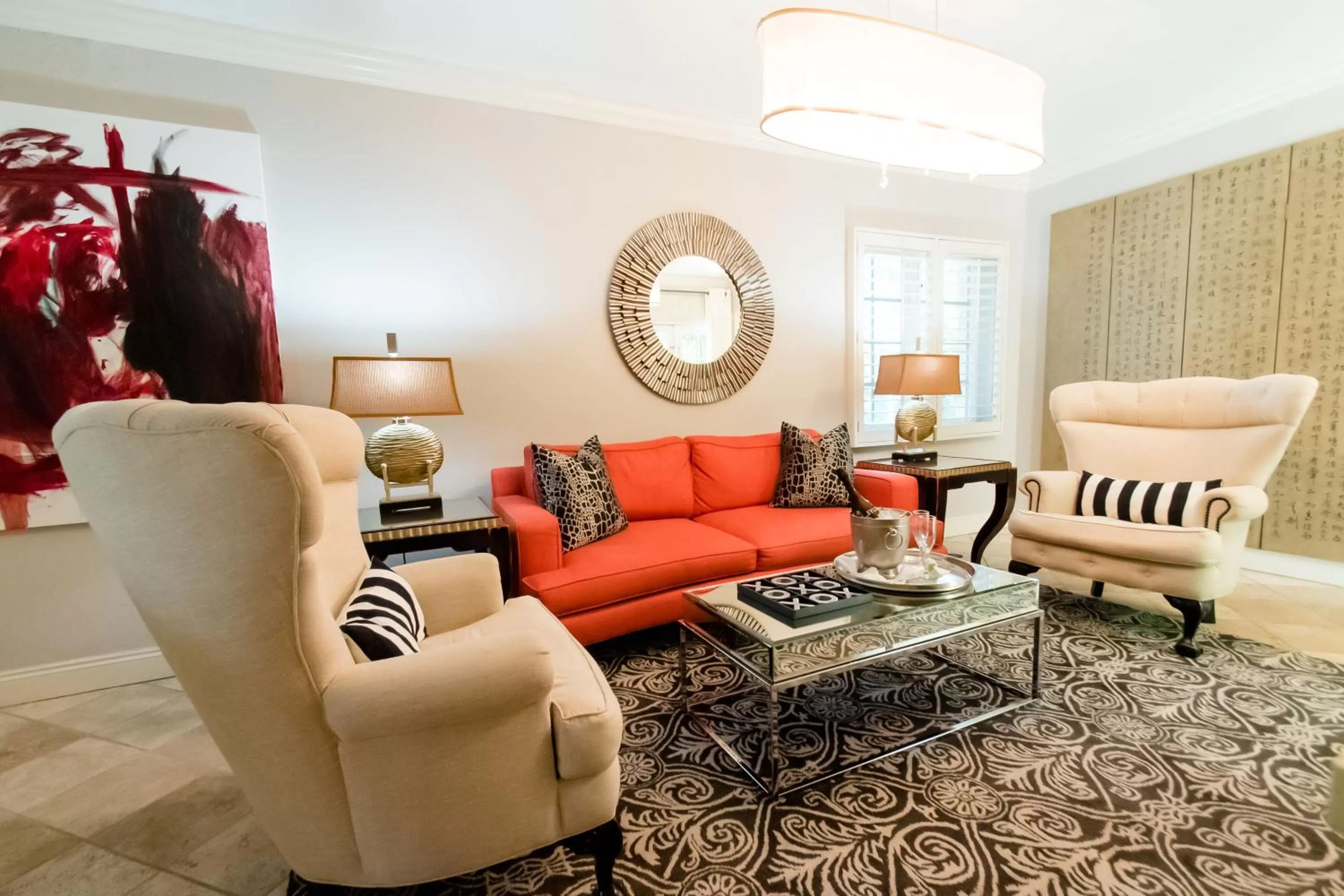 Seating area in Hotel Escalante