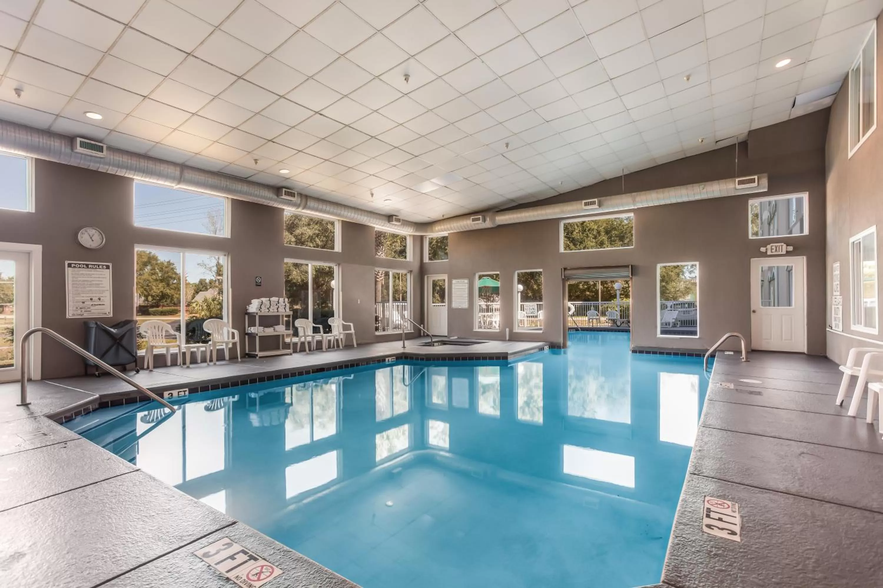 Pool view in Sleep Inn Little River - North Myrtle Beach