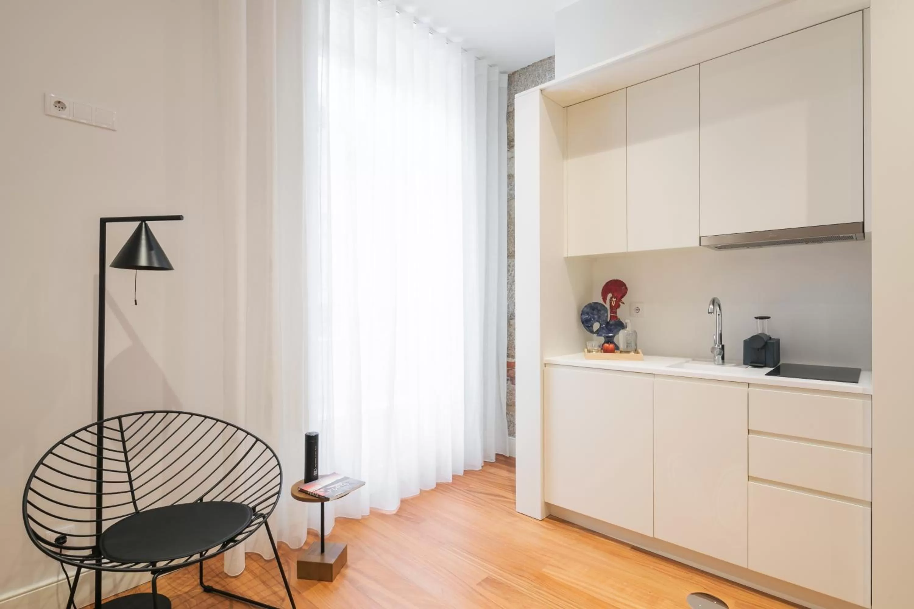 Kitchen or kitchenette in Porto River Infante