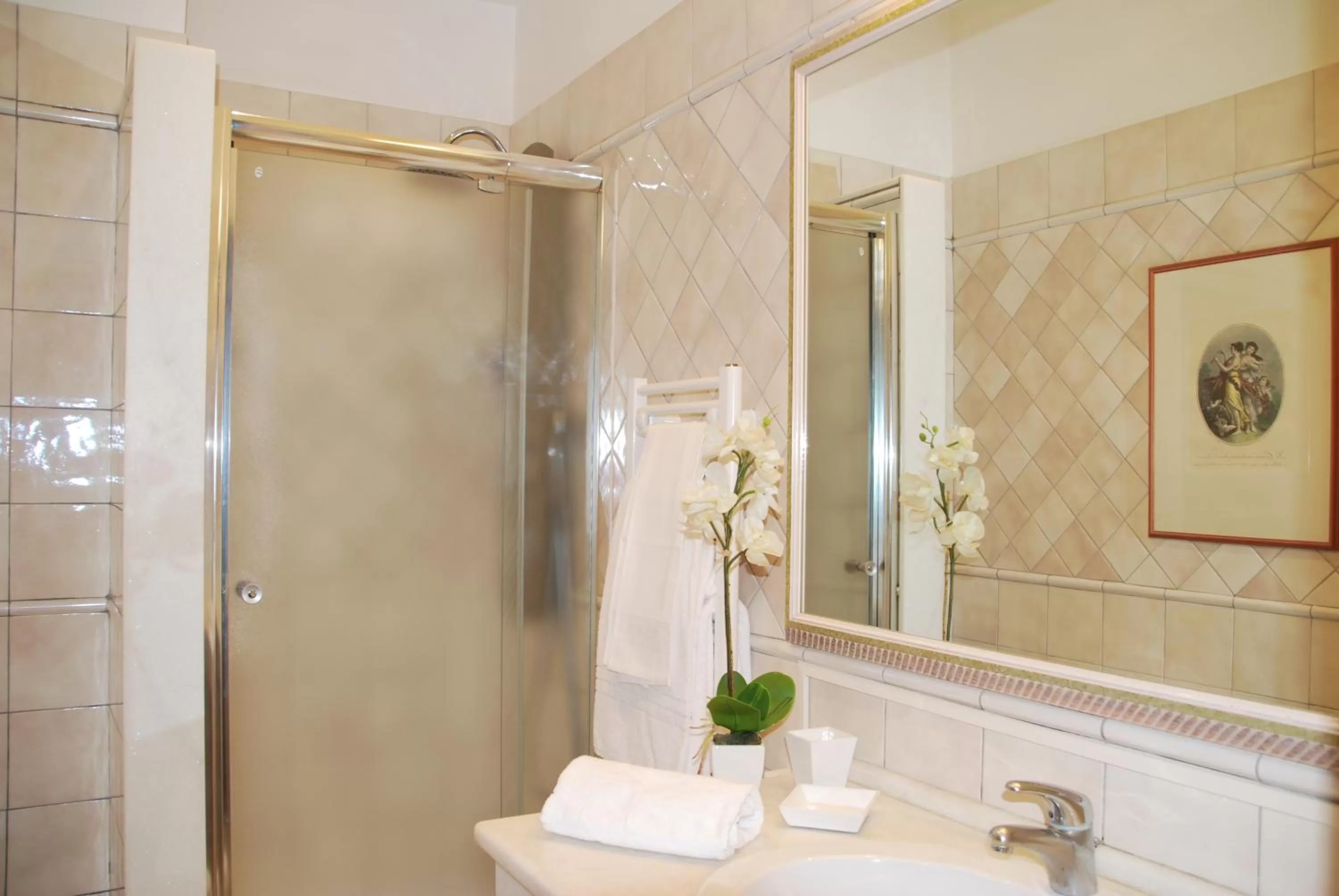 Shower in Domus Mariae Albergo