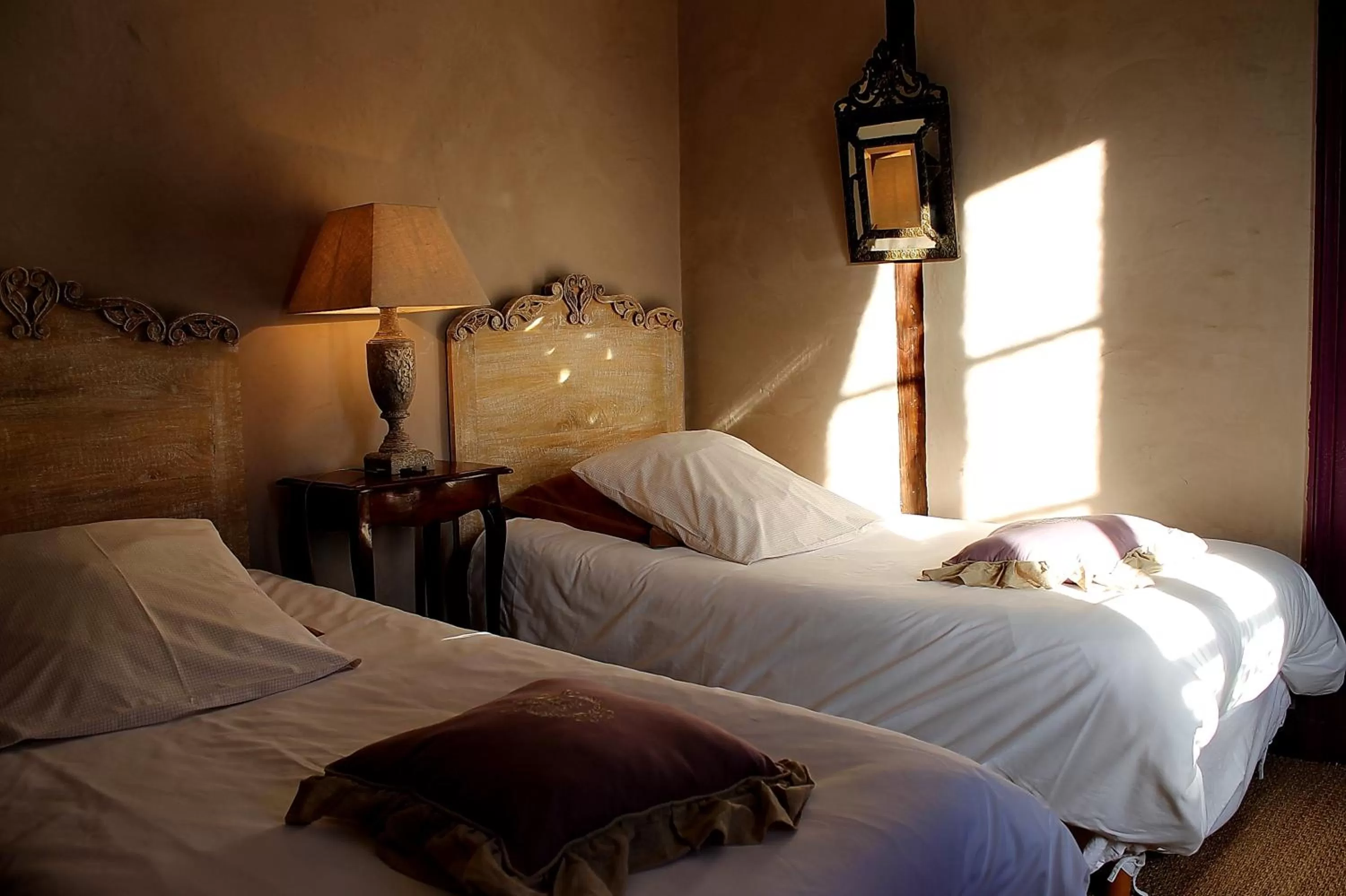 Decorative detail, Bed in Chambres d'Hôtes Le Mas