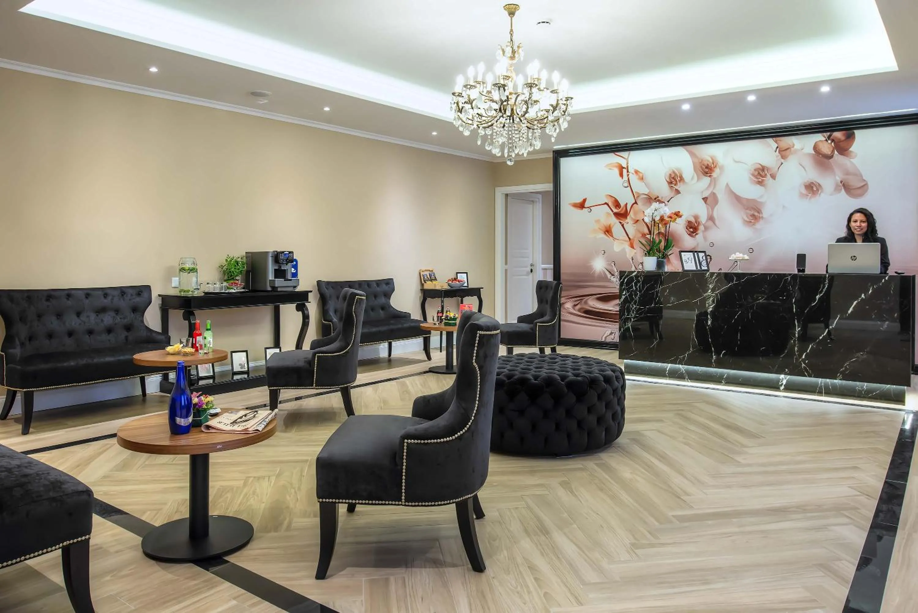 Lobby or reception in The Boutique Hotel