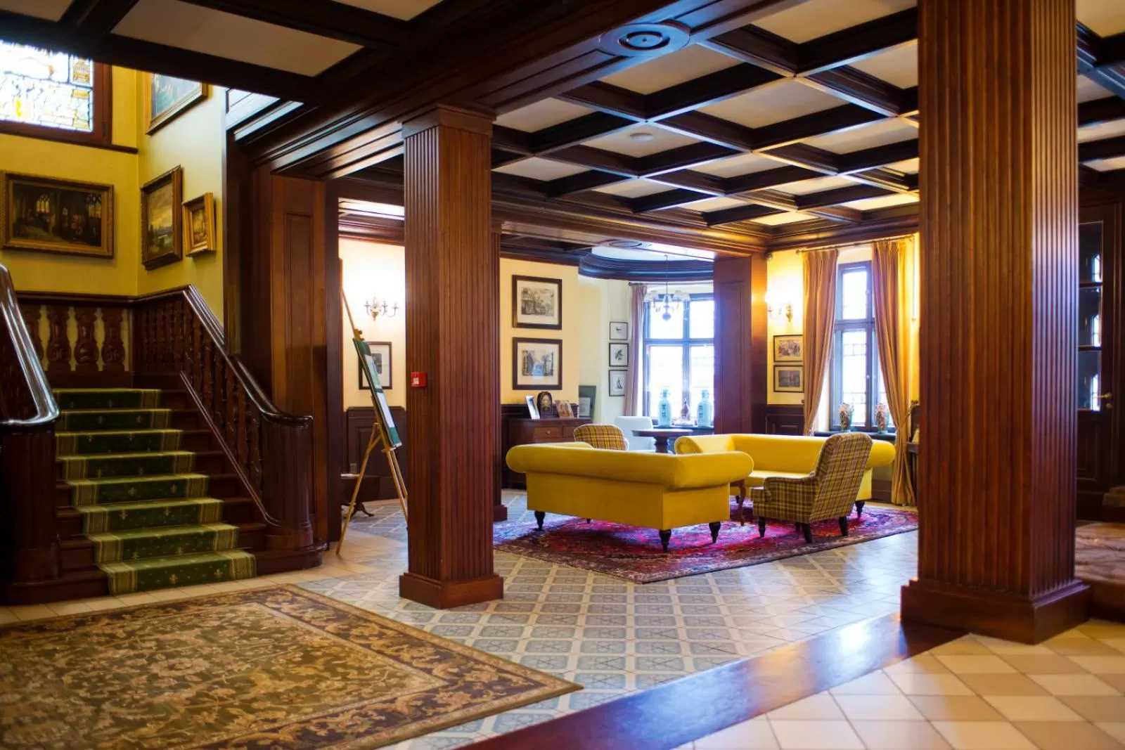 Living room, Lobby/Reception in Pałac Wiejce