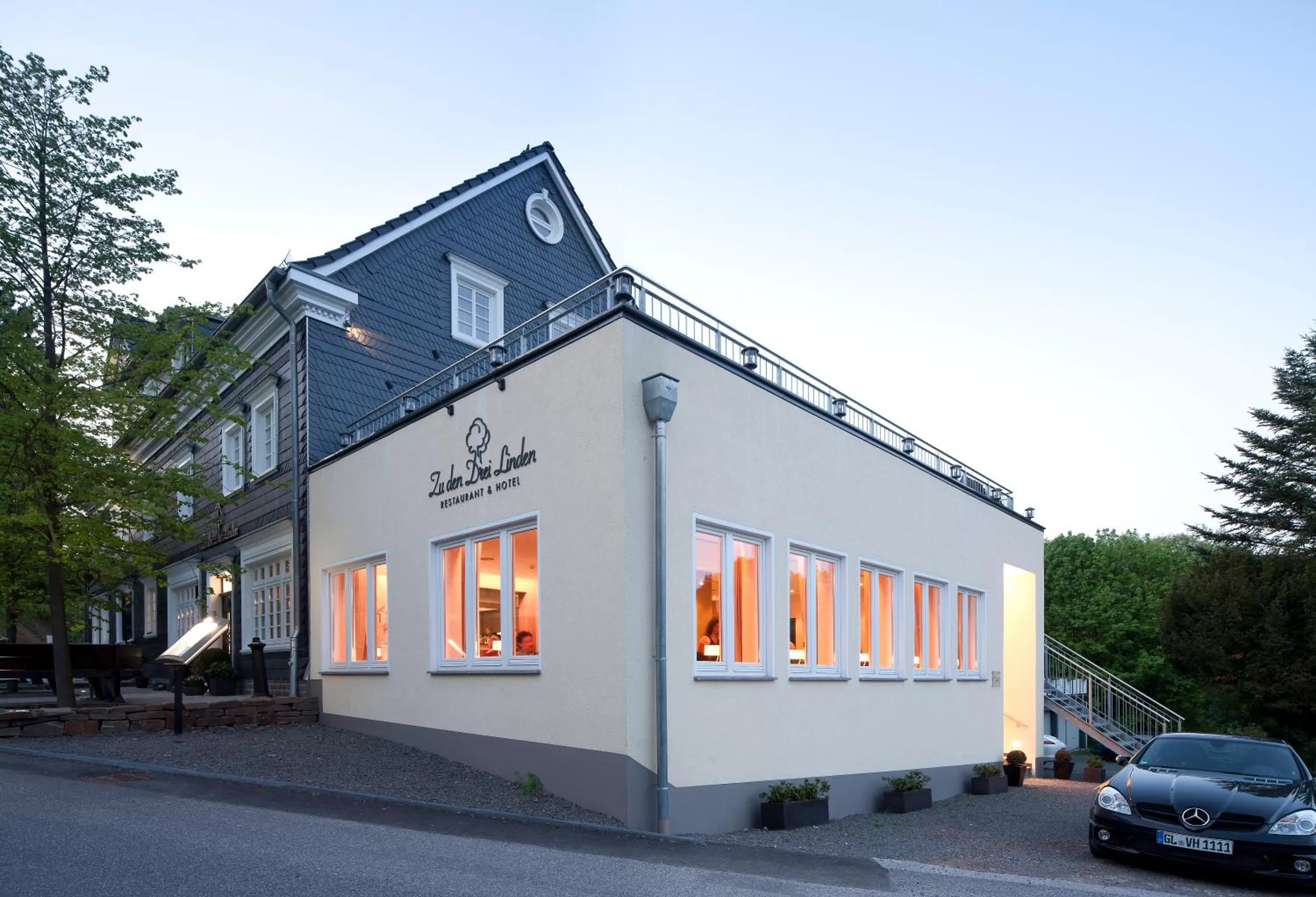 Facade/entrance in Zu den Drei Linden