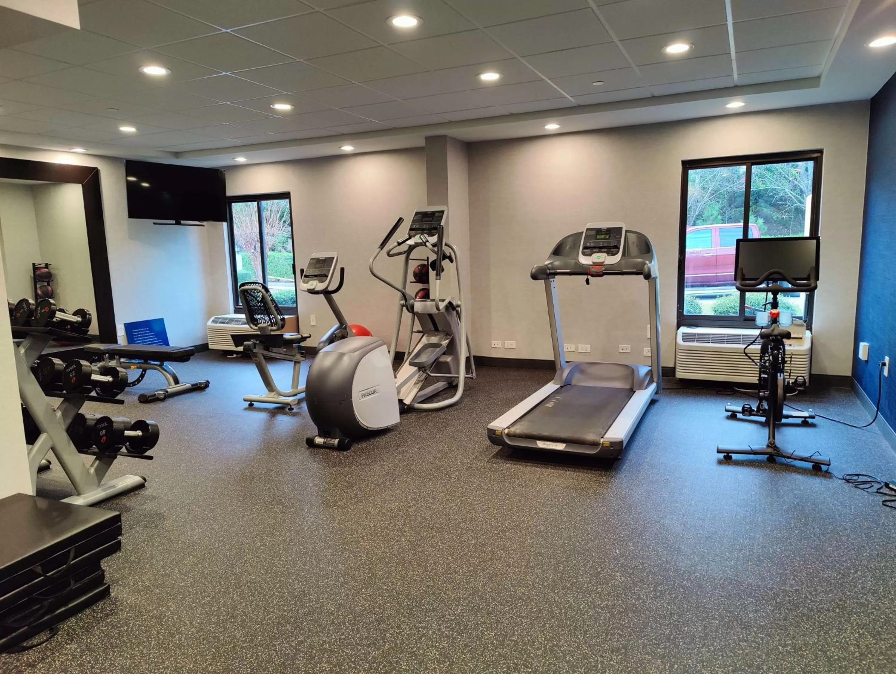 Fitness centre/facilities in Hampton Inn Atlanta/Peachtree City