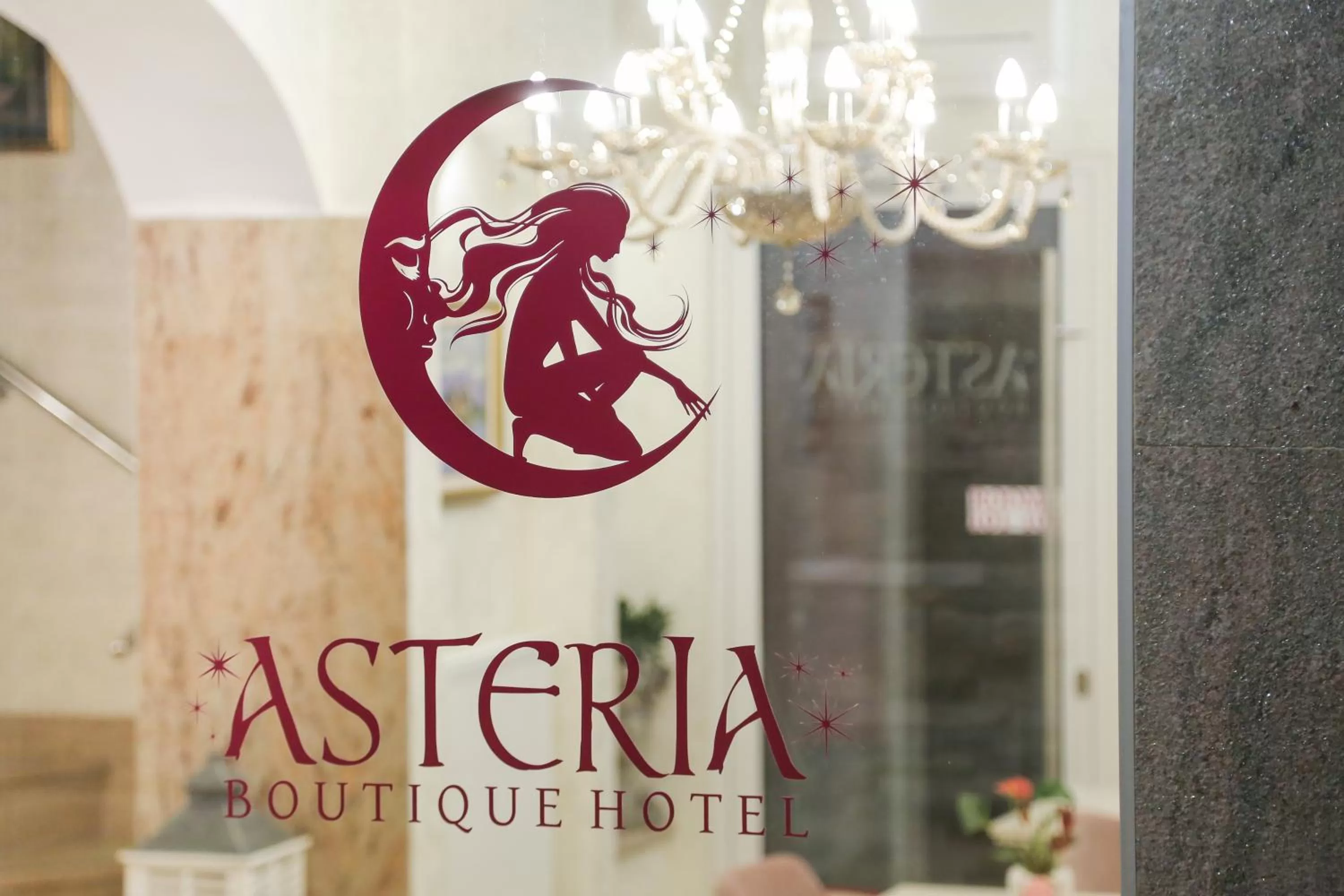 Property logo or sign in Boutique Hotel Asteria