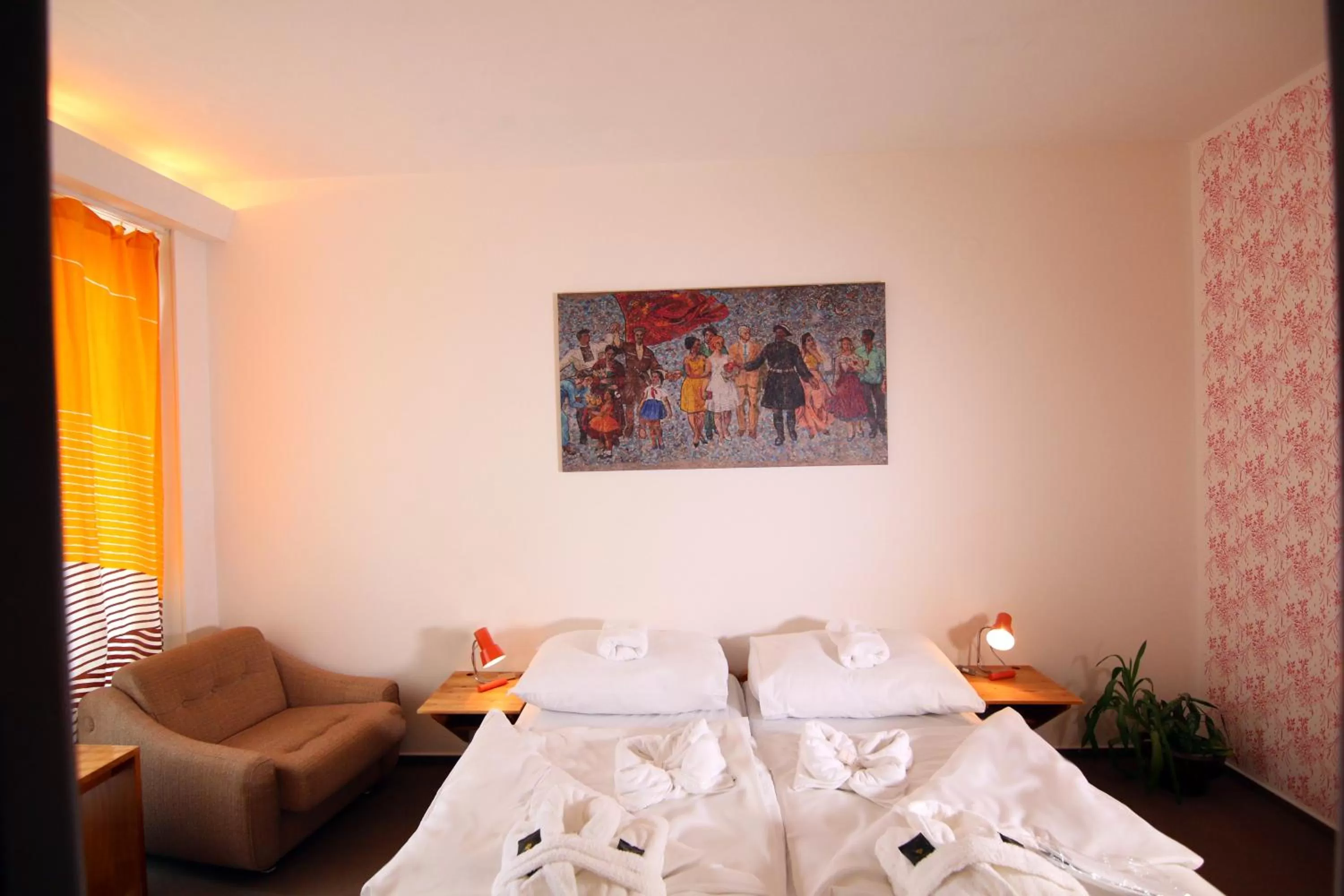 Bedroom, Bed in Hotel Medlov