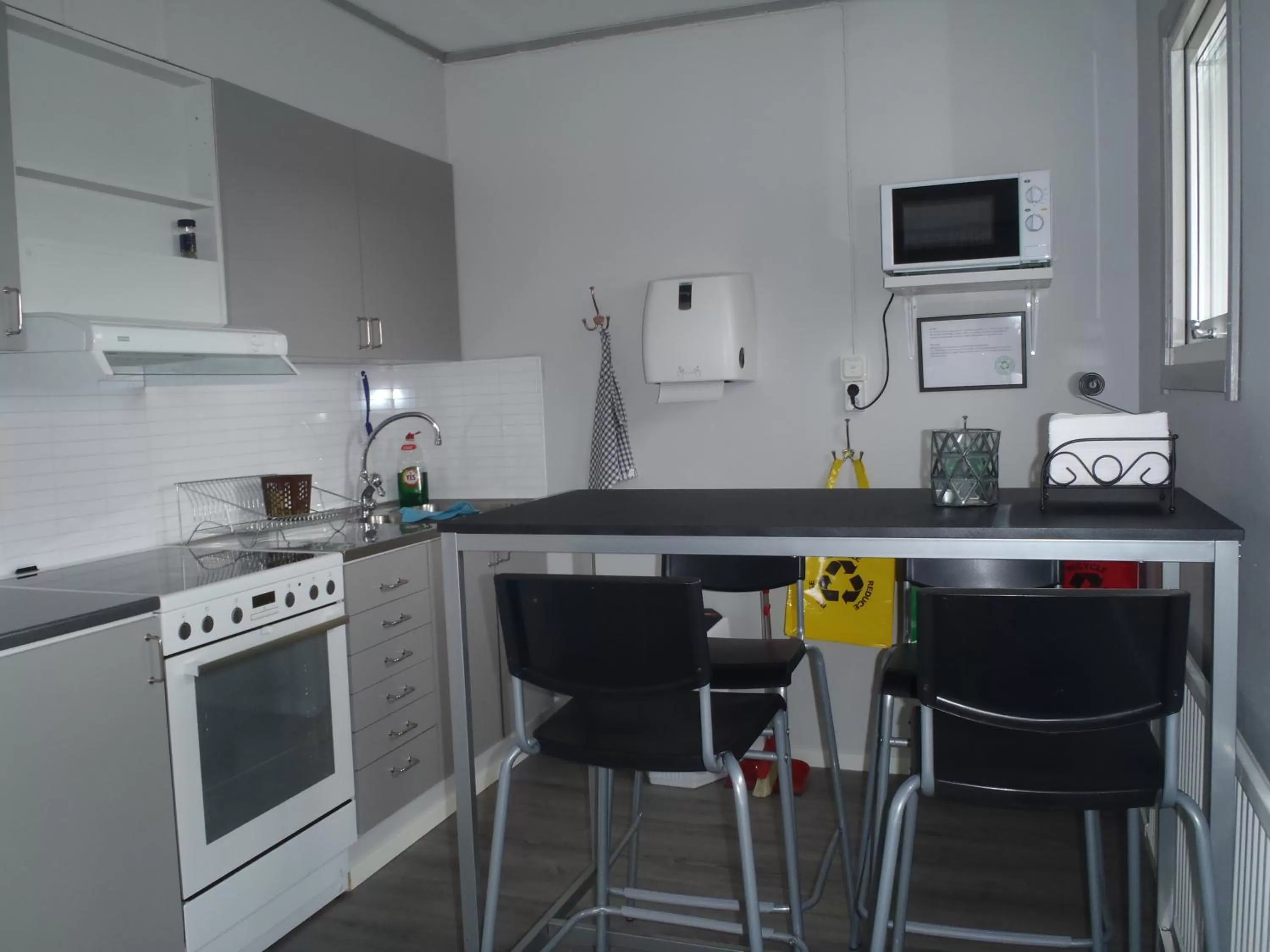 Communal lounge/ TV room in STF Malmfältens Folkhögskola