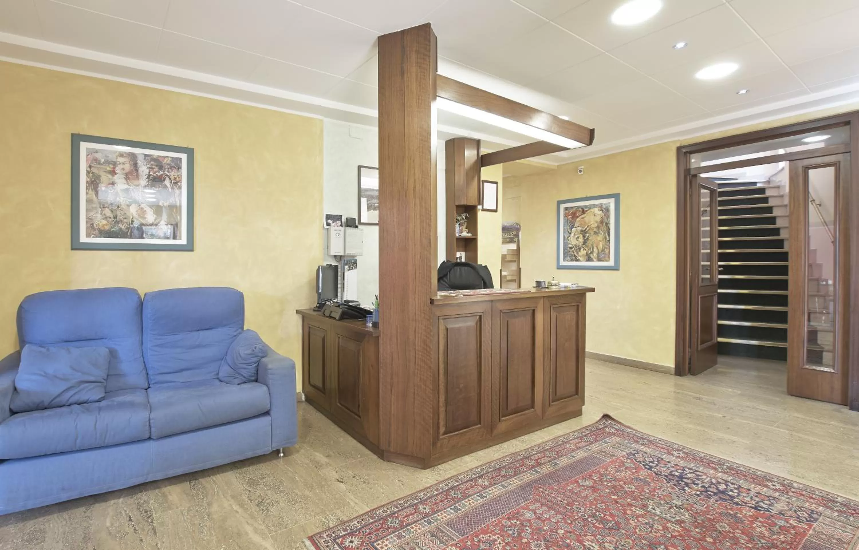 Lobby or reception in Hotel Valentini Inn