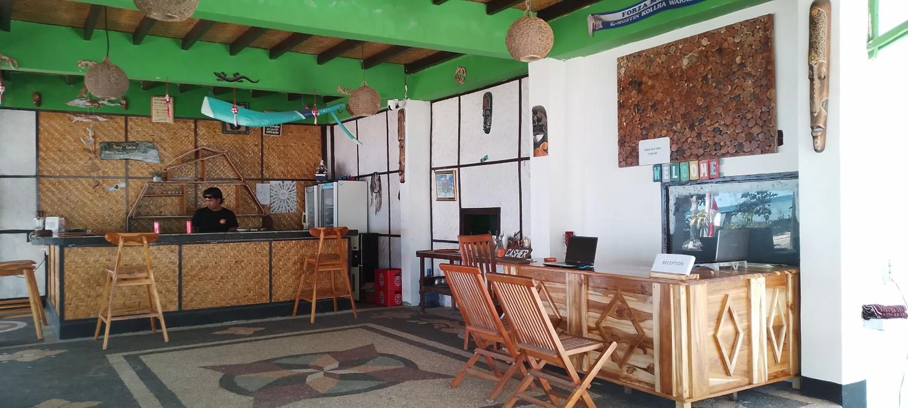 Lobby or reception in Pandan Bungalow