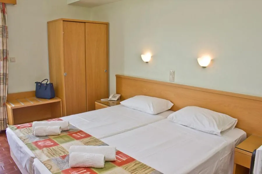 Bed in Nafsika Hotel