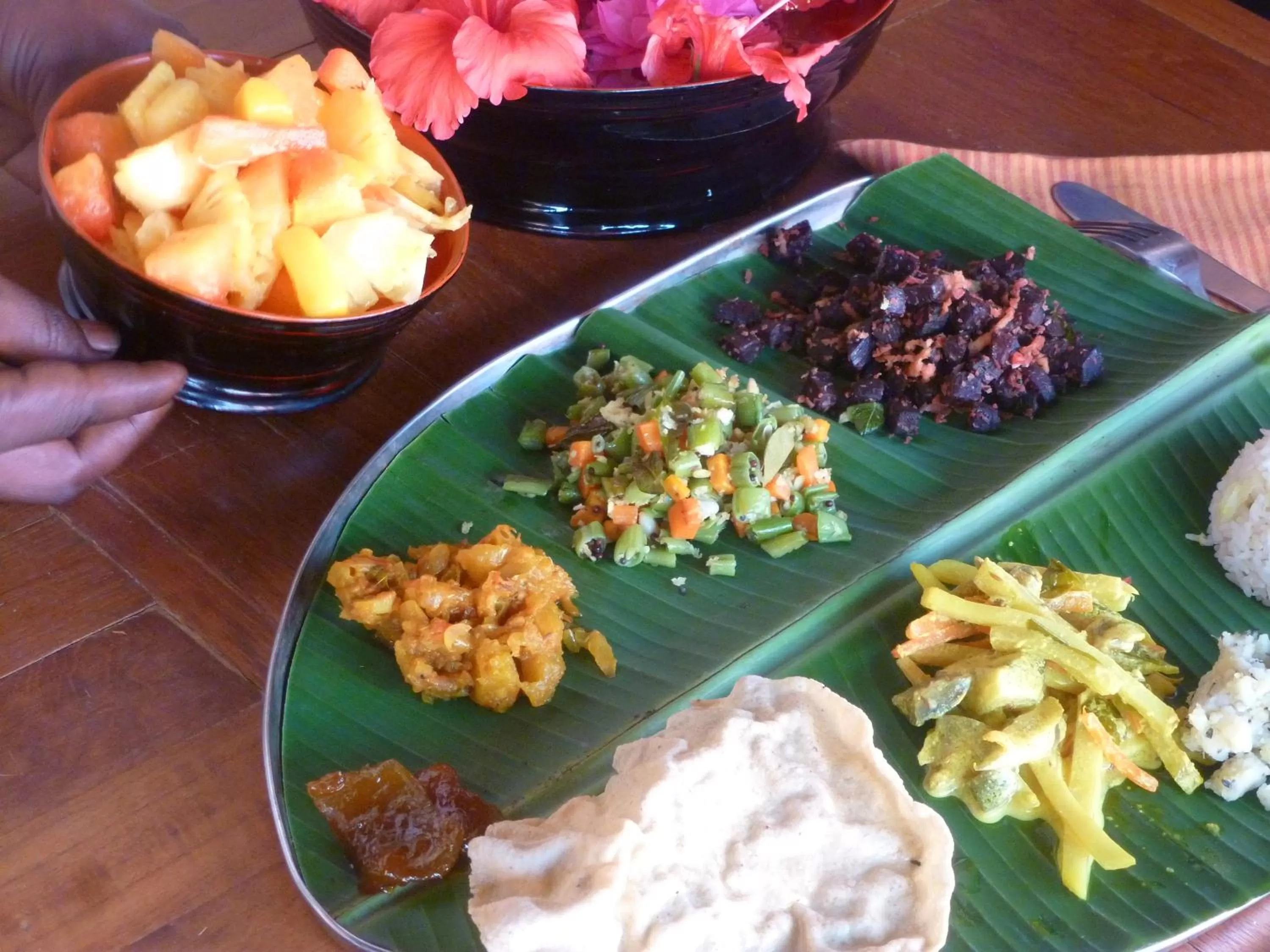 Lunch in Saratha Vilas Chettinad