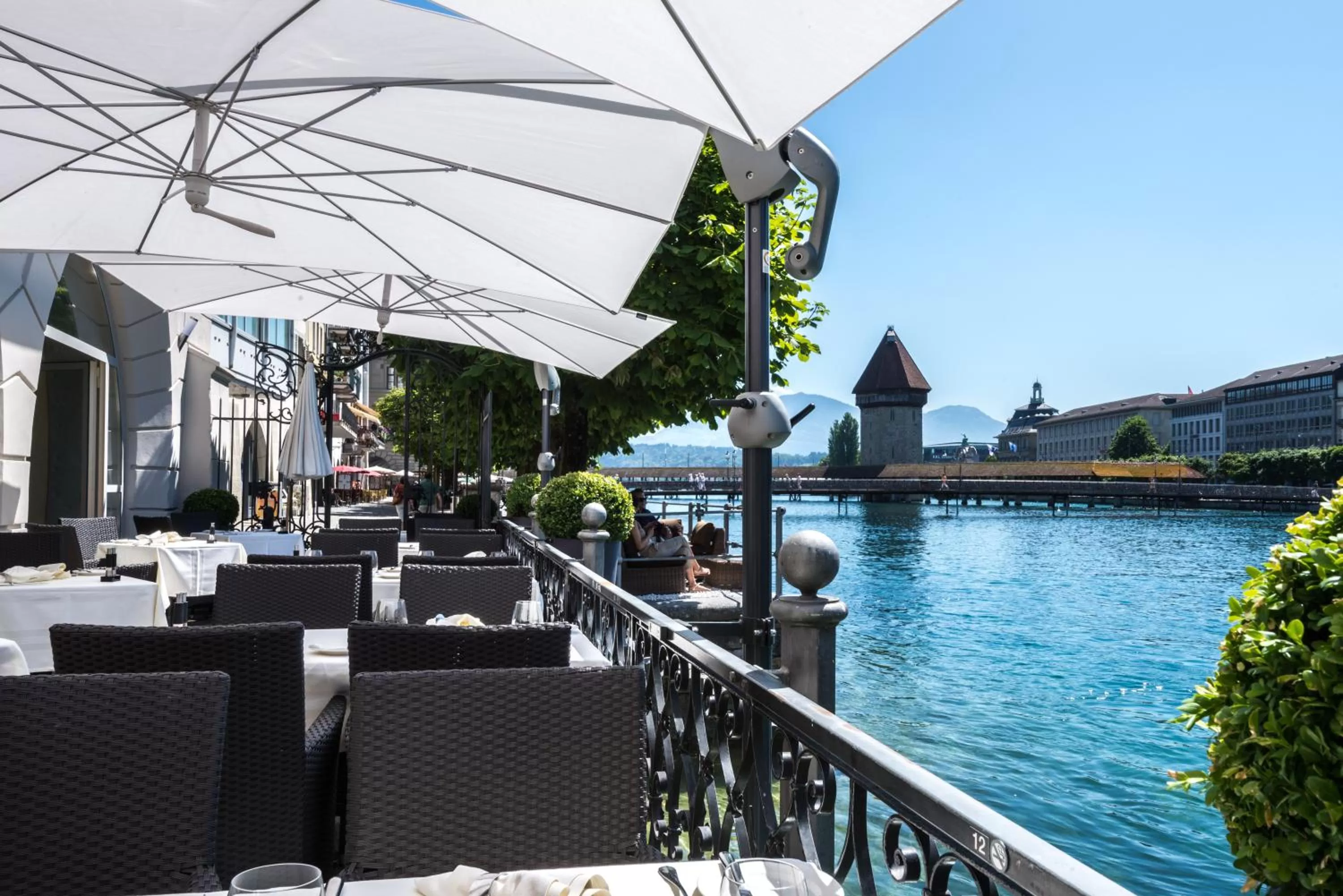 Lake view in Hotel des Balances