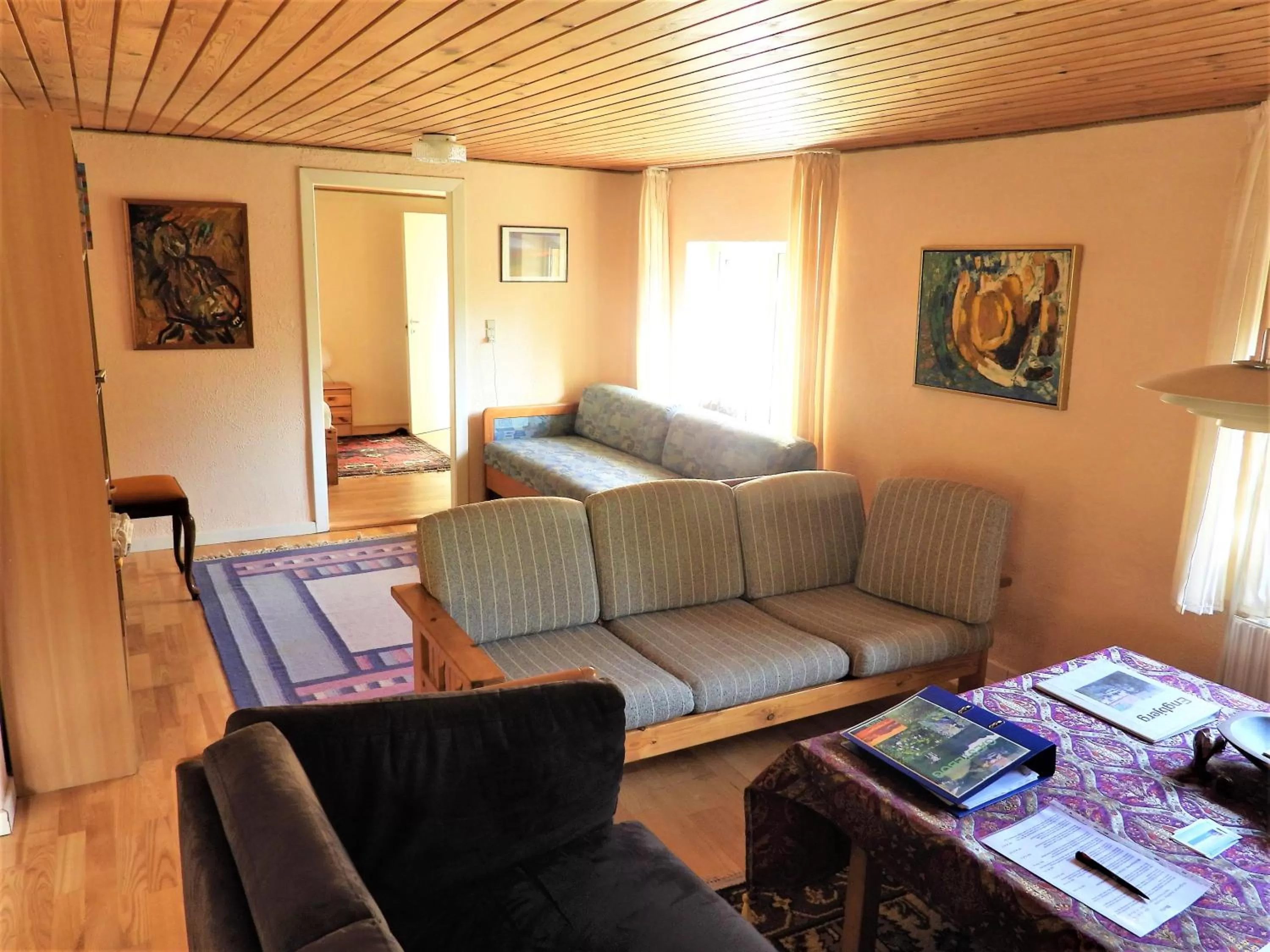 Living room in Engbjerg BnB