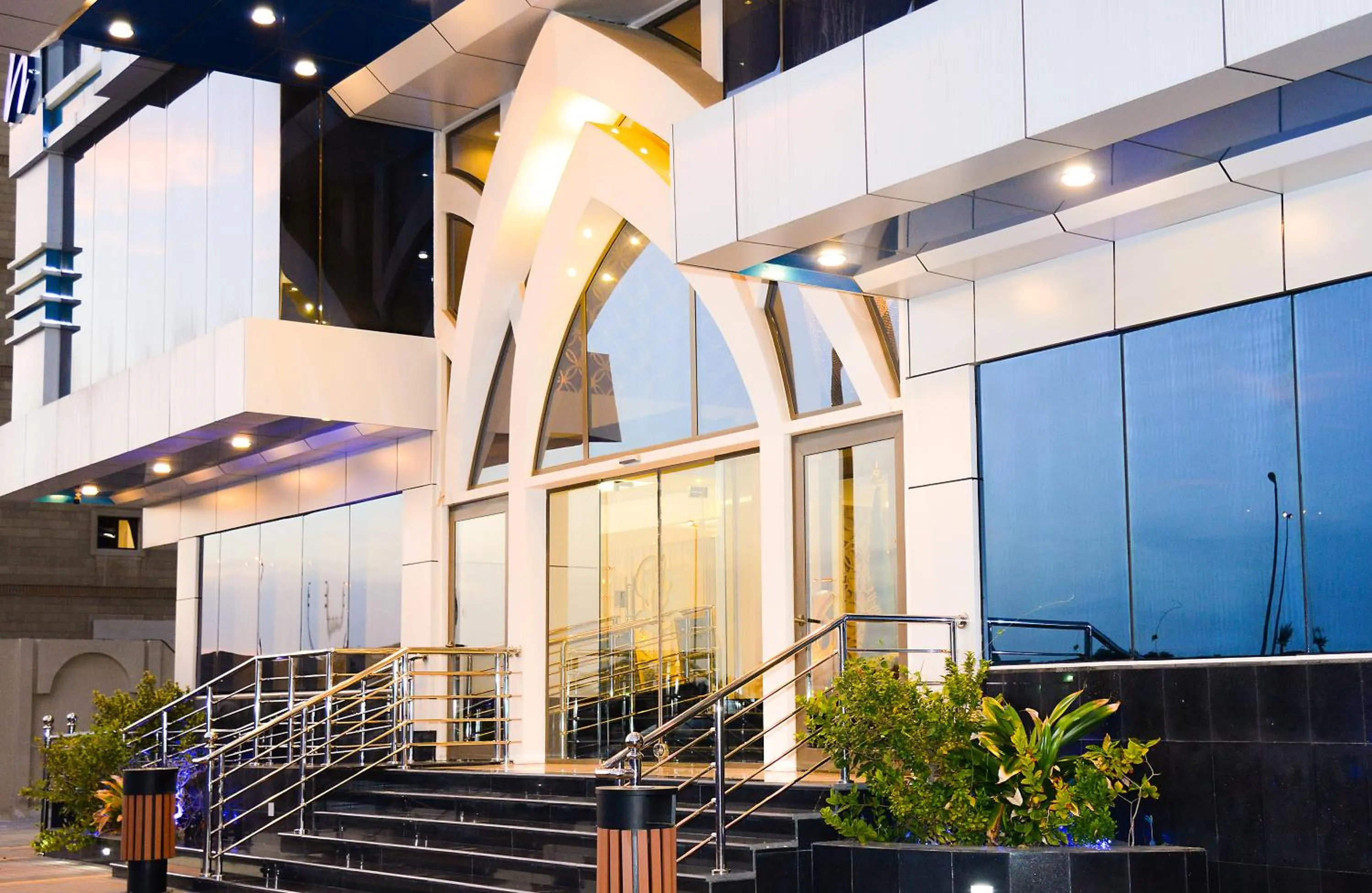 Facade/entrance in Aster Hotel