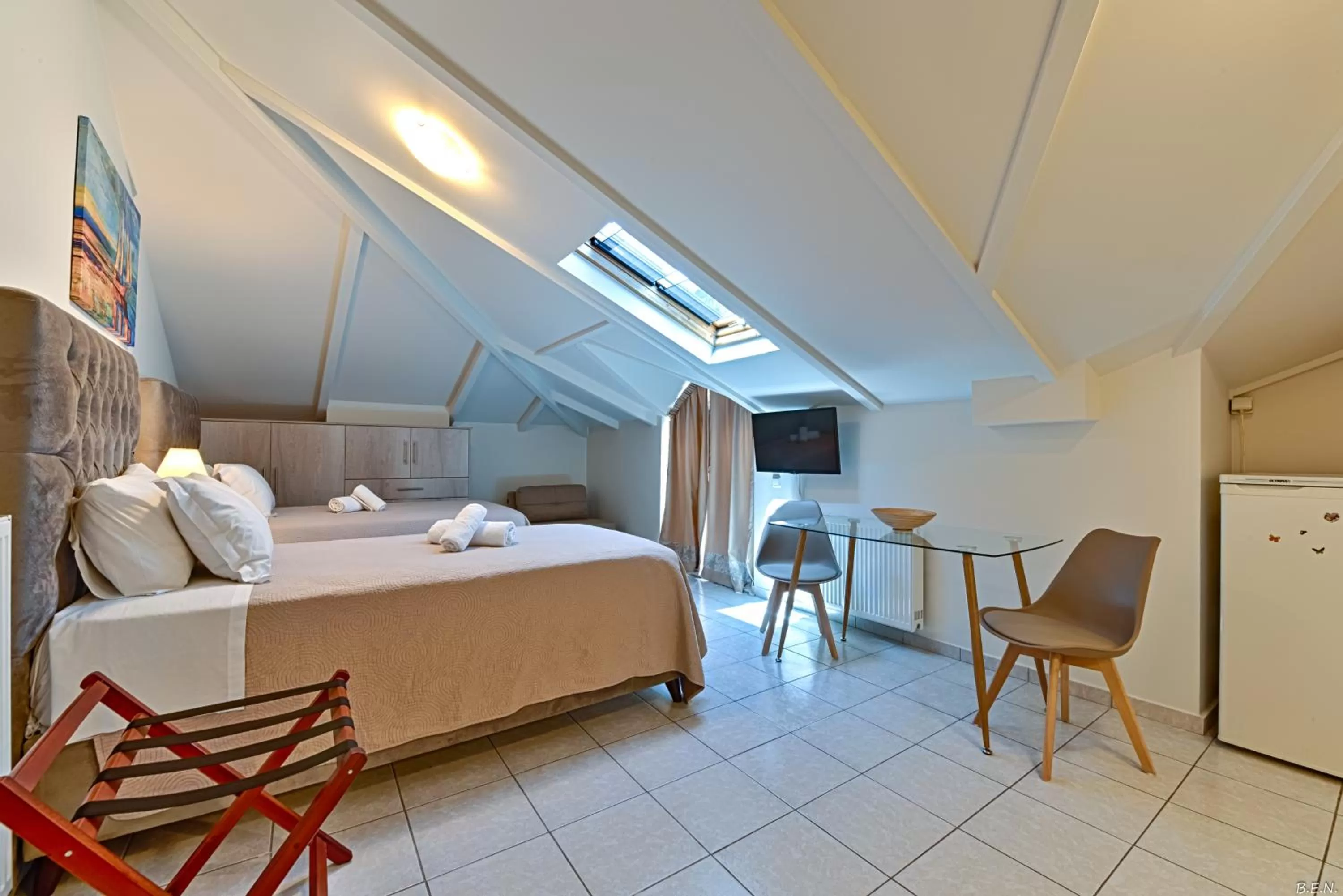 TV and multimedia, Bed in Alexia's Apartments